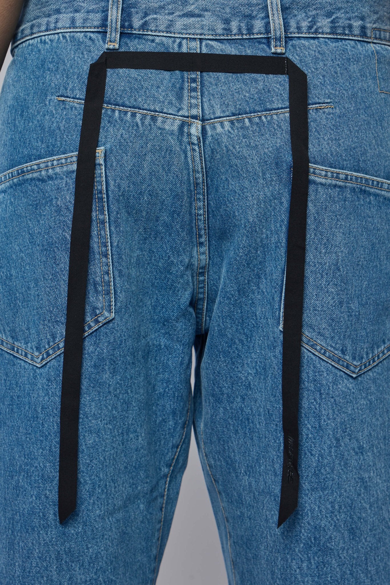 Oversized Denim Trousers - Image 5