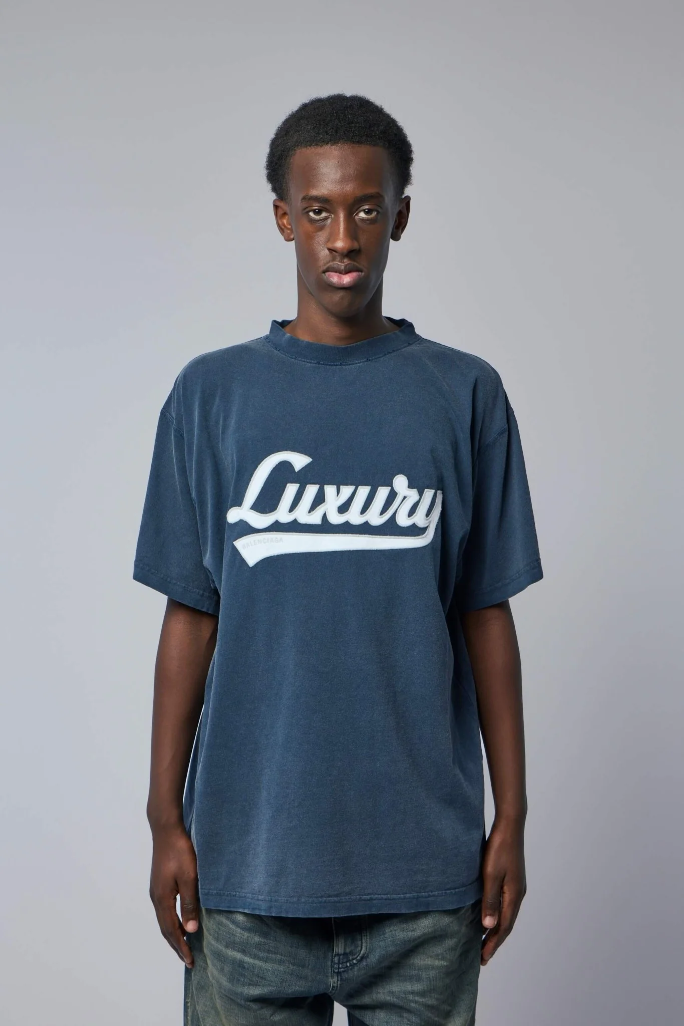 Luxury Script Oversized T-shirt - Image 2