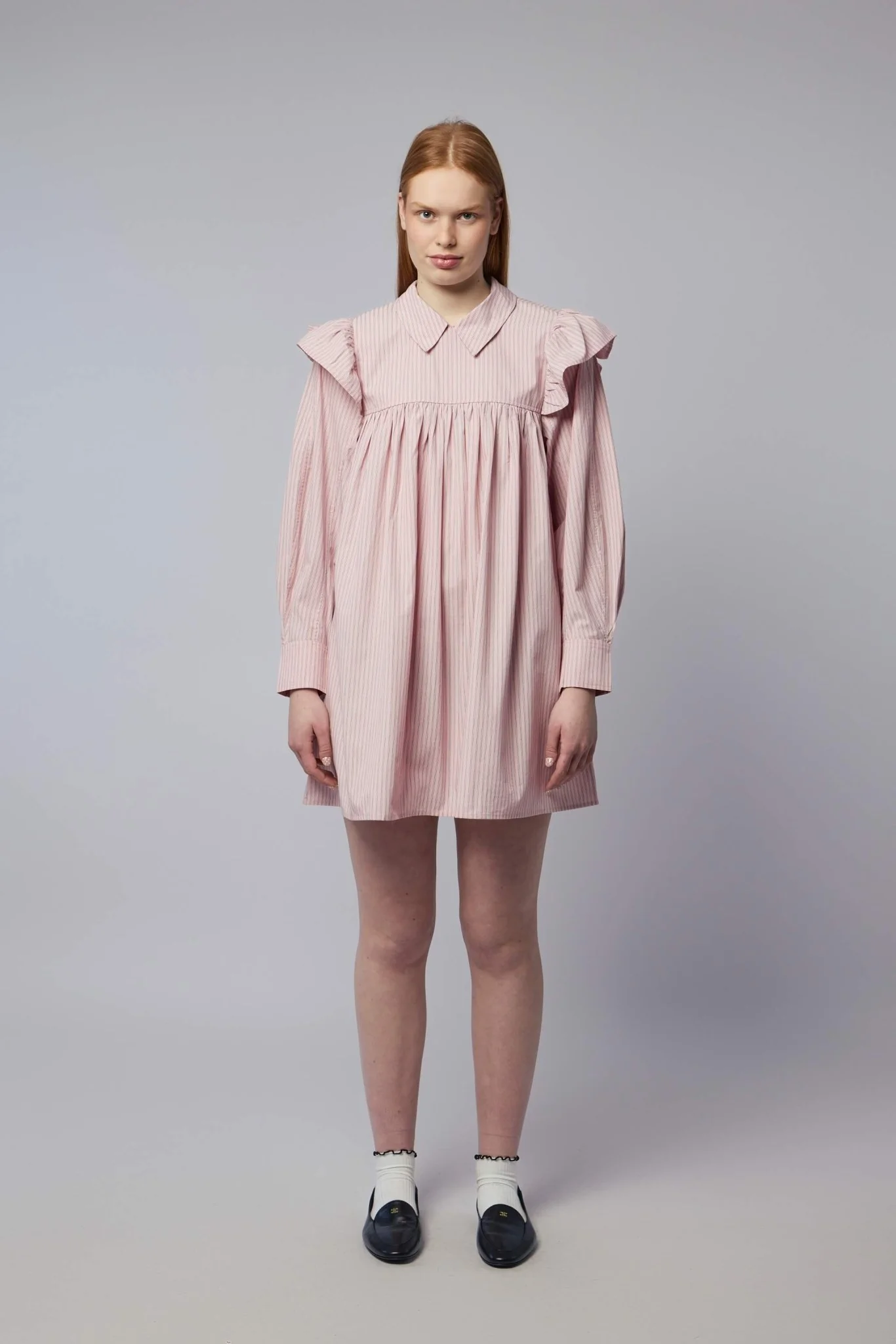 Pink Mini Shirt Dress - Image 2