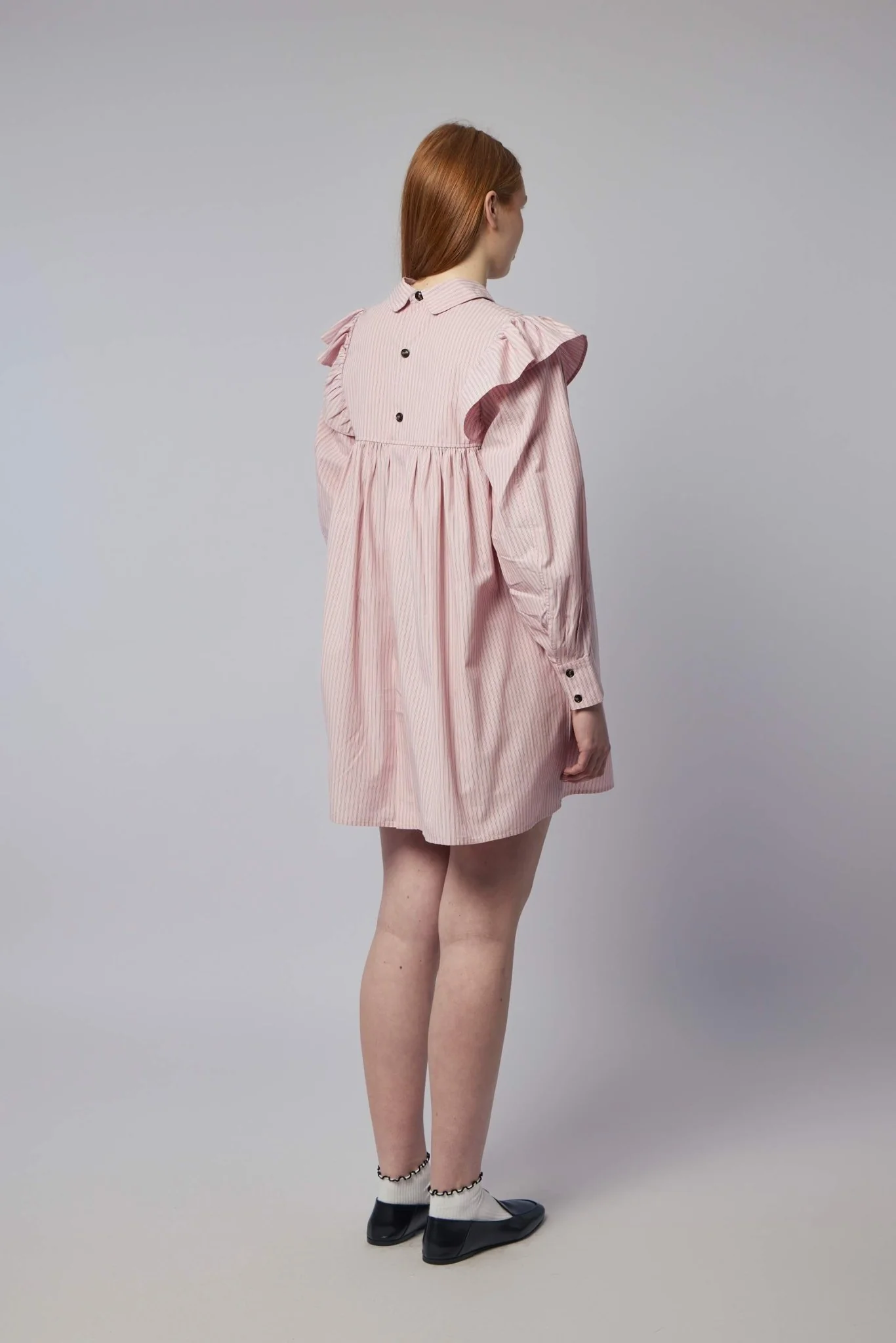 Pink Mini Shirt Dress - Image 5
