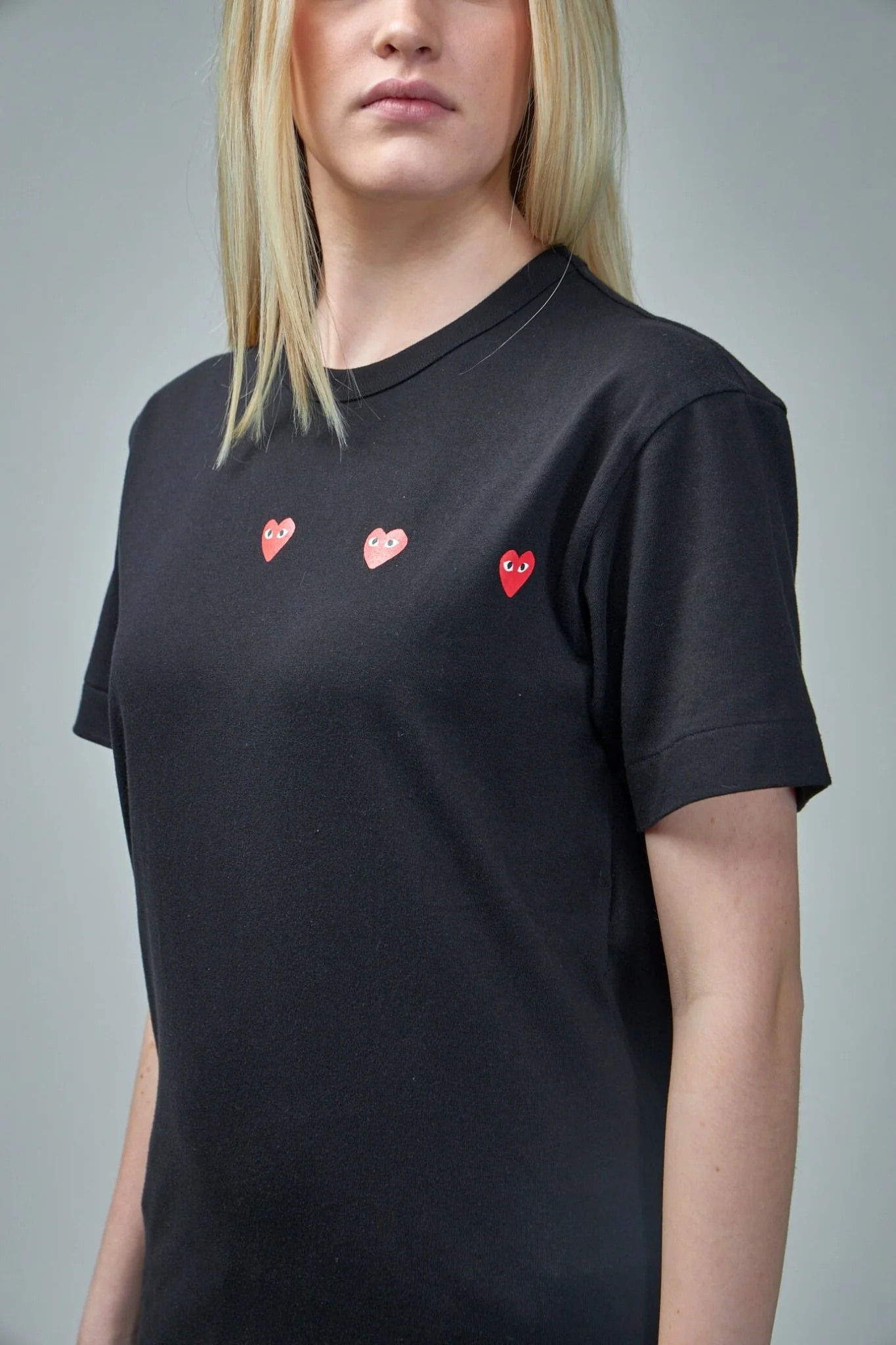 Triple Heart Print T-shirt - Image 4