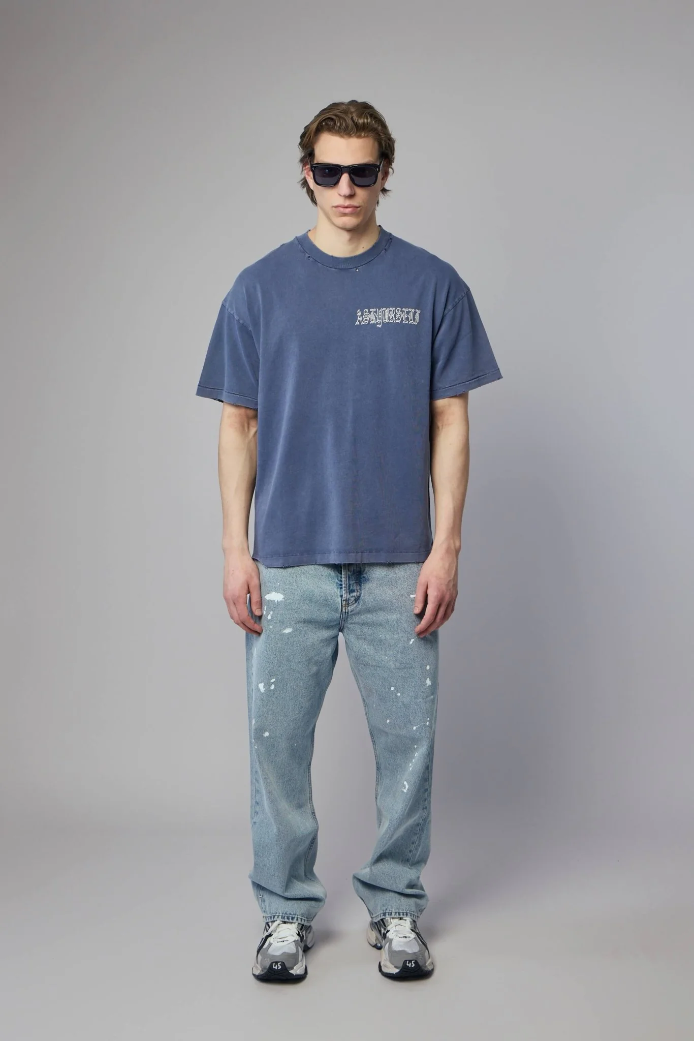 Paint Splatter Baggy Jeans - Image 7