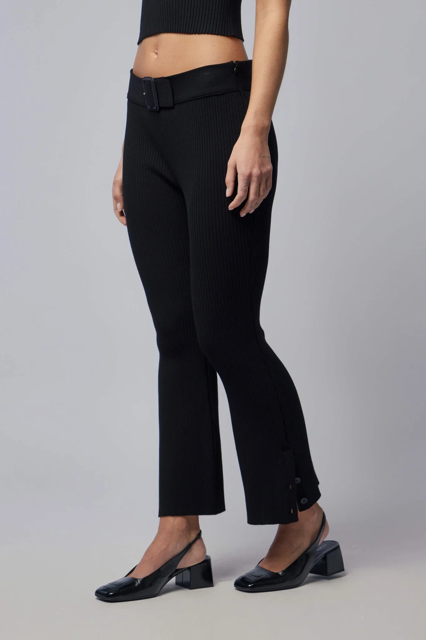 Capri Rib Knit Pants - Image 3