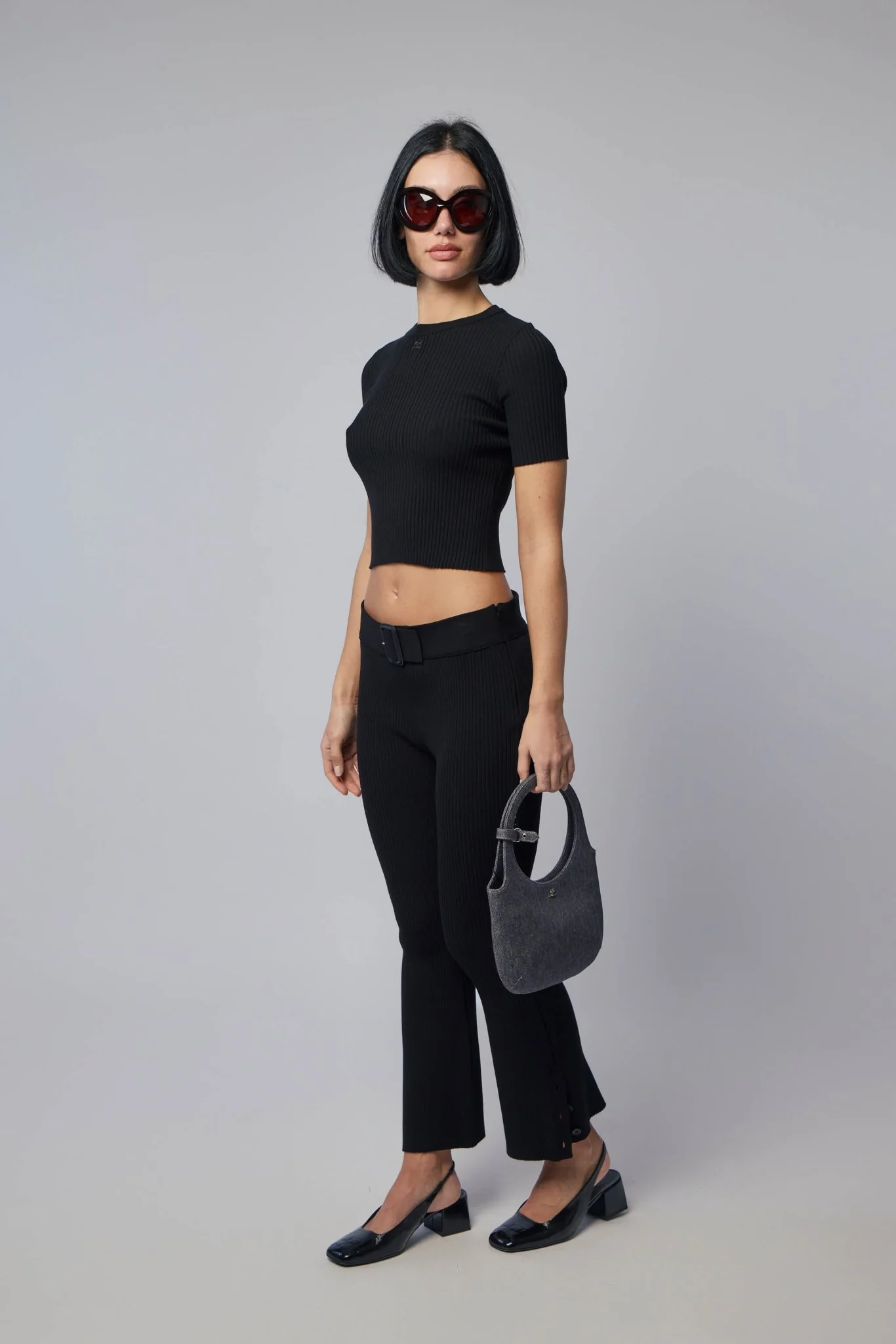 Capri Rib Knit Pants - Image 6