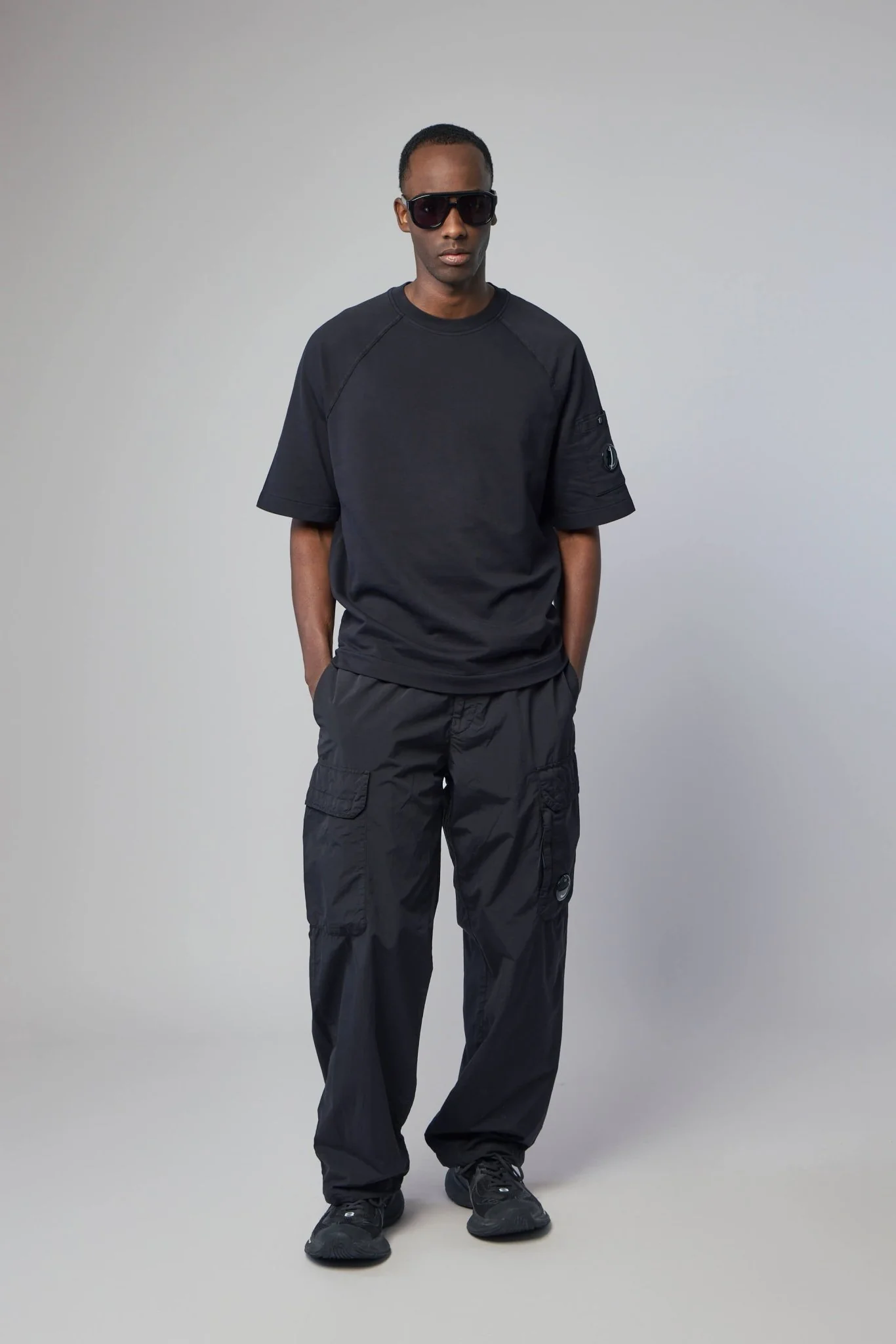 Flatt Nylon Loose Cargo Lens Pants - Image 7