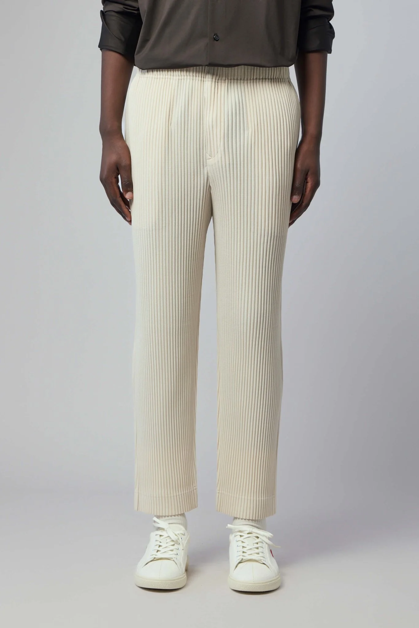 Wide-leg Ribbed Pants - Image 2
