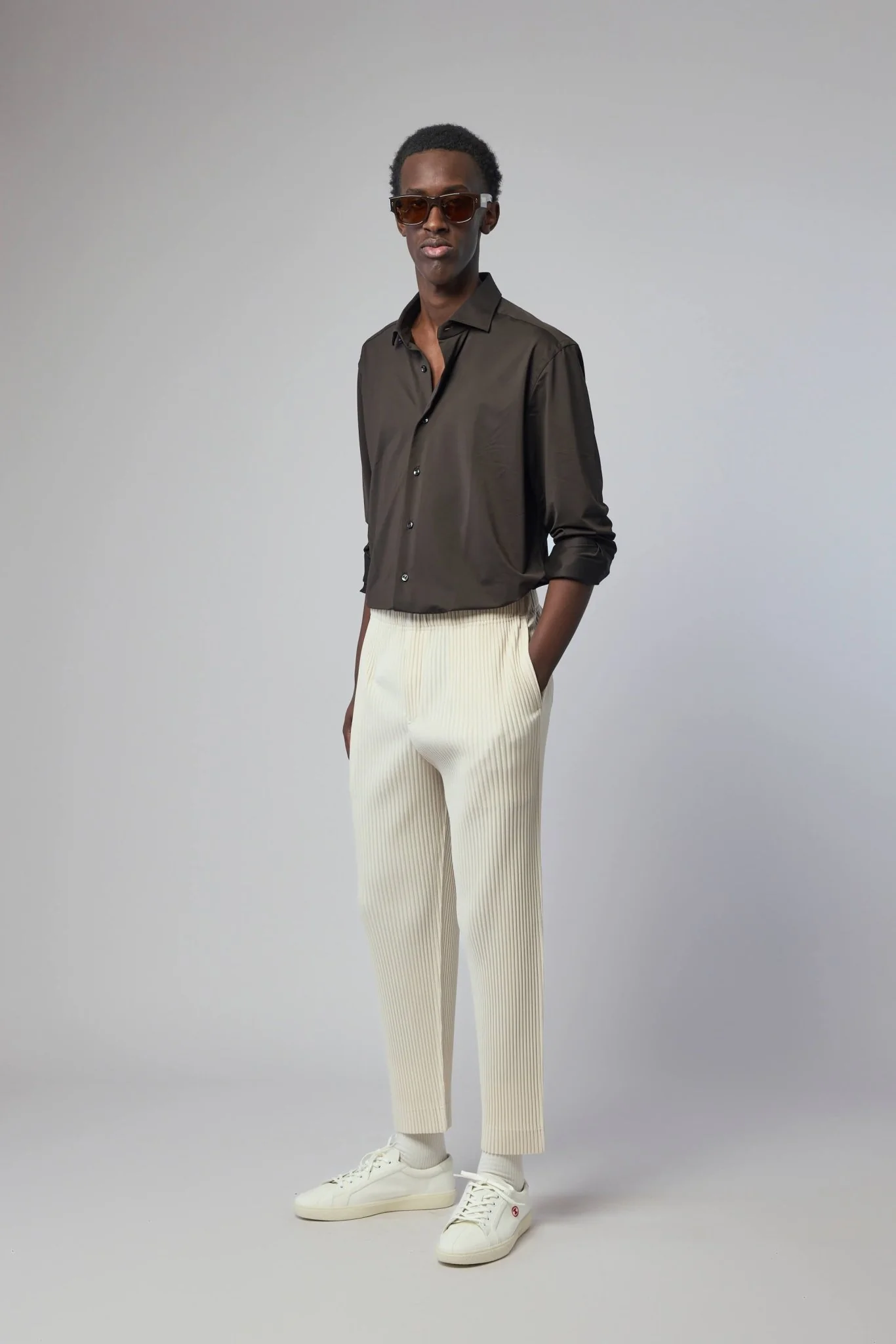 Wide-leg Ribbed Pants - Image 6