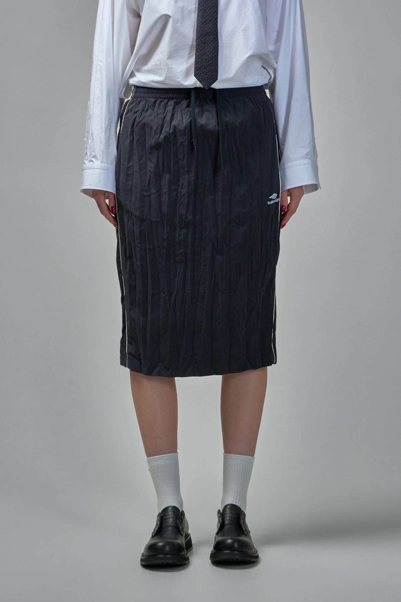 Pleated Tracksuit Skirt - Image 2