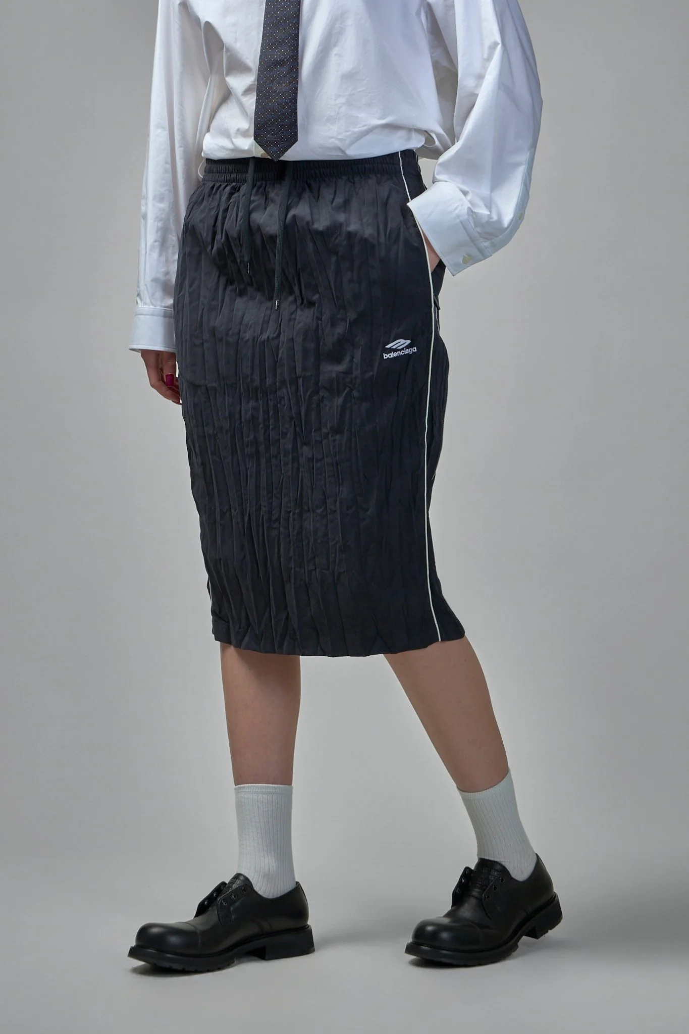 Pleated Tracksuit Skirt - Image 4