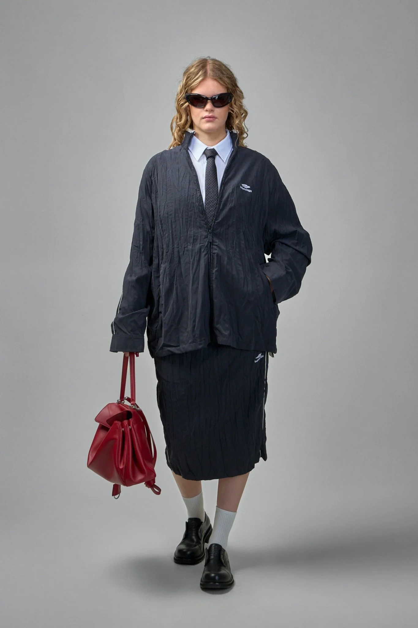 Pleated Tracksuit Skirt - Image 5
