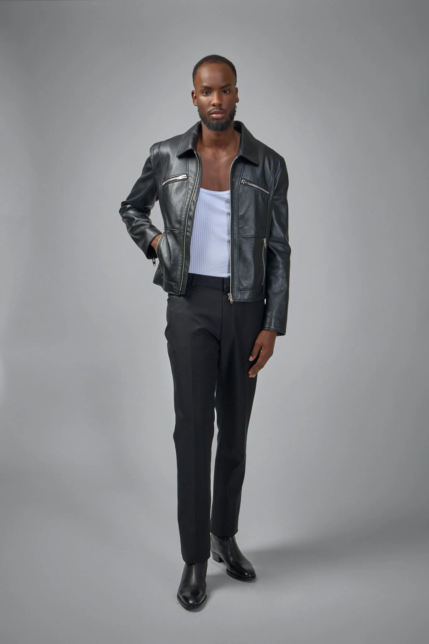 Silk Cotton Organza Dyllan Western Pocket Trouser - Image 2