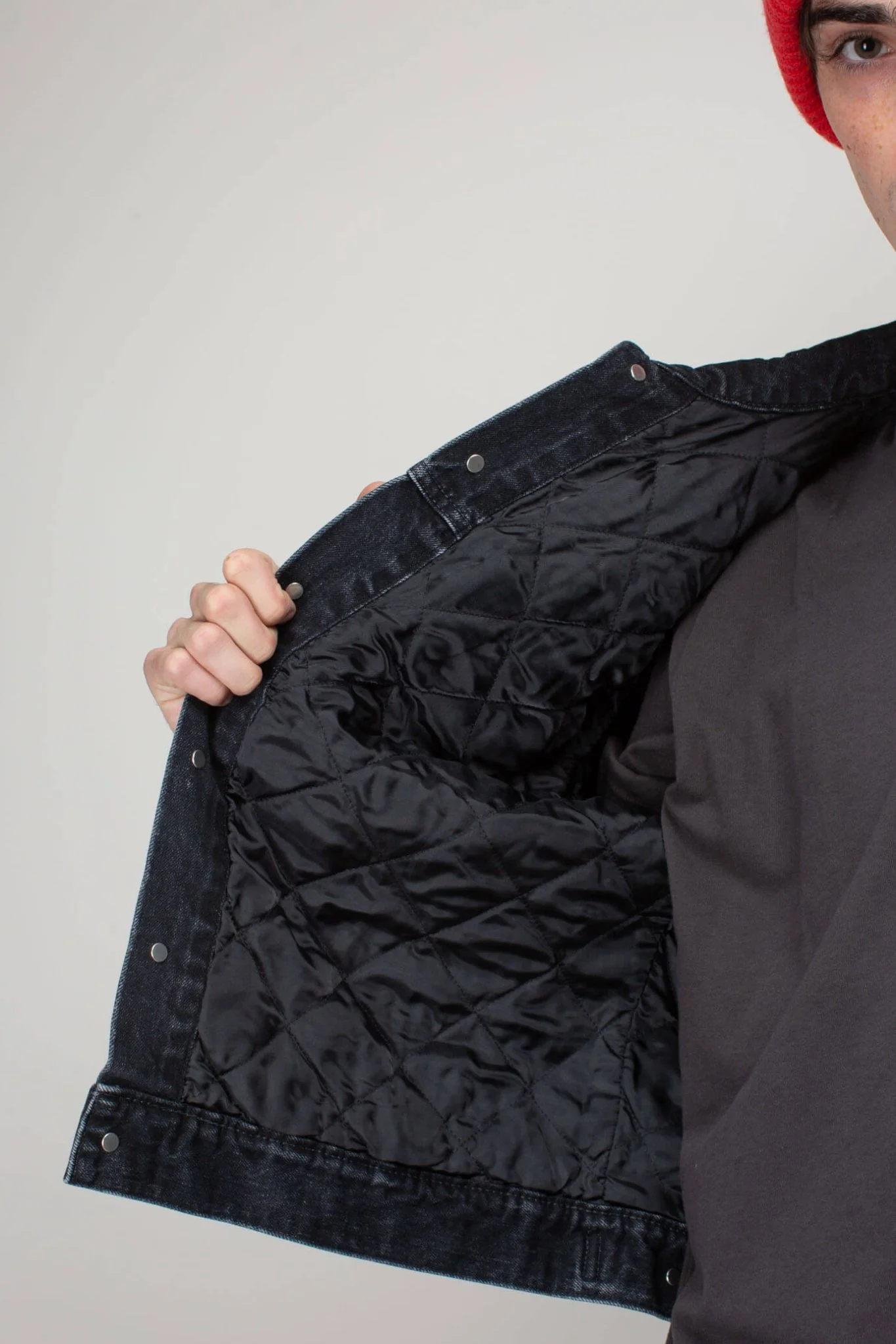 Quilted Liner Denim Jacket - Image 4