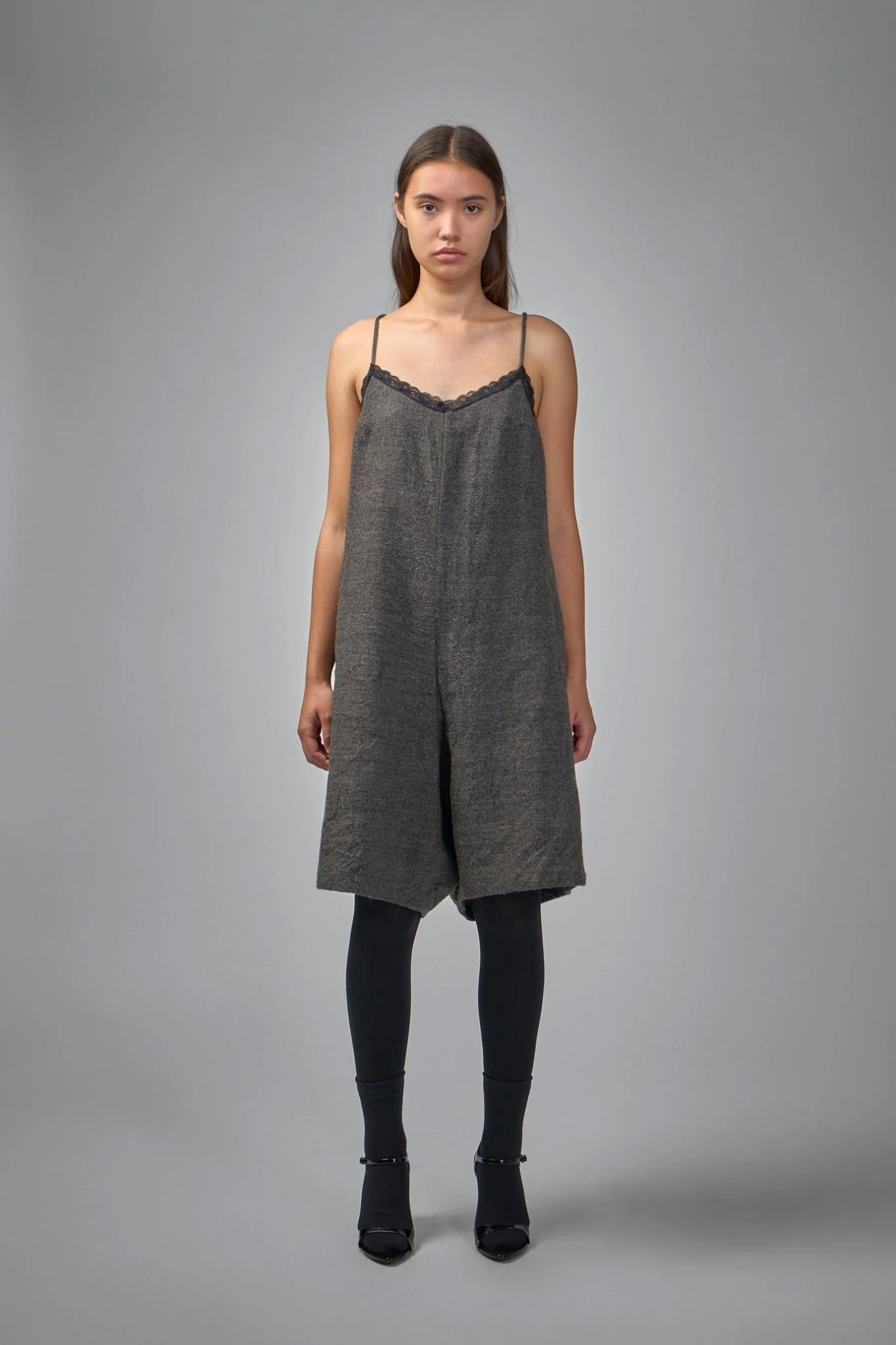 Lace Trimmed Romper - Image 2