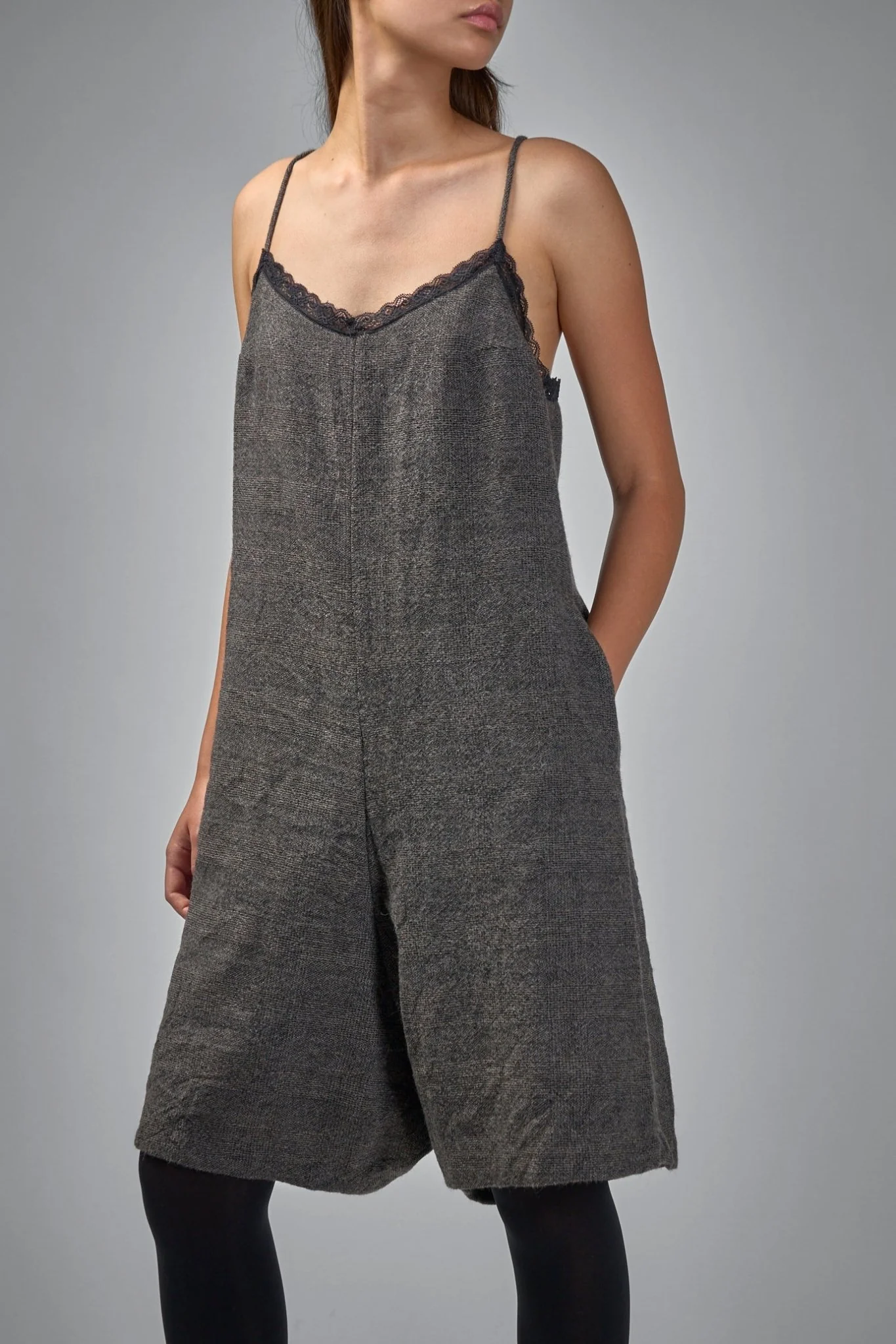 Lace Trimmed Romper - Image 4