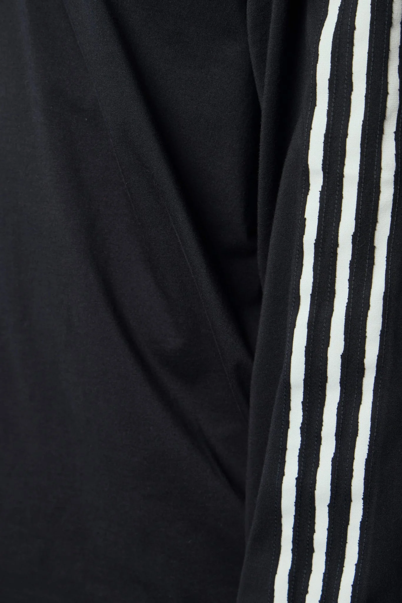 Raw Edge 3-stripes Long Sleeve Tee - Image 4