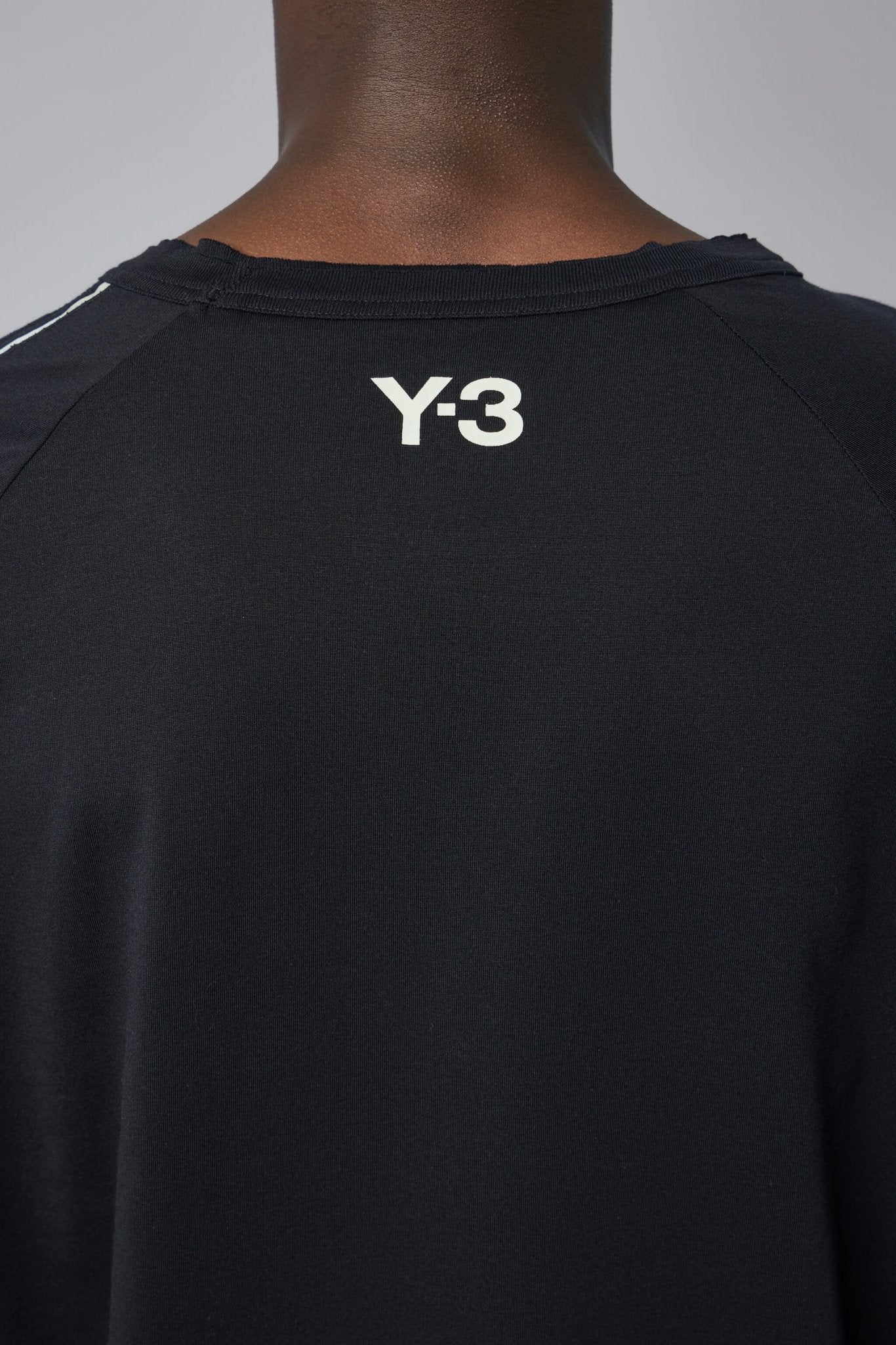Raw Edge 3-stripes Long Sleeve Tee - Image 6