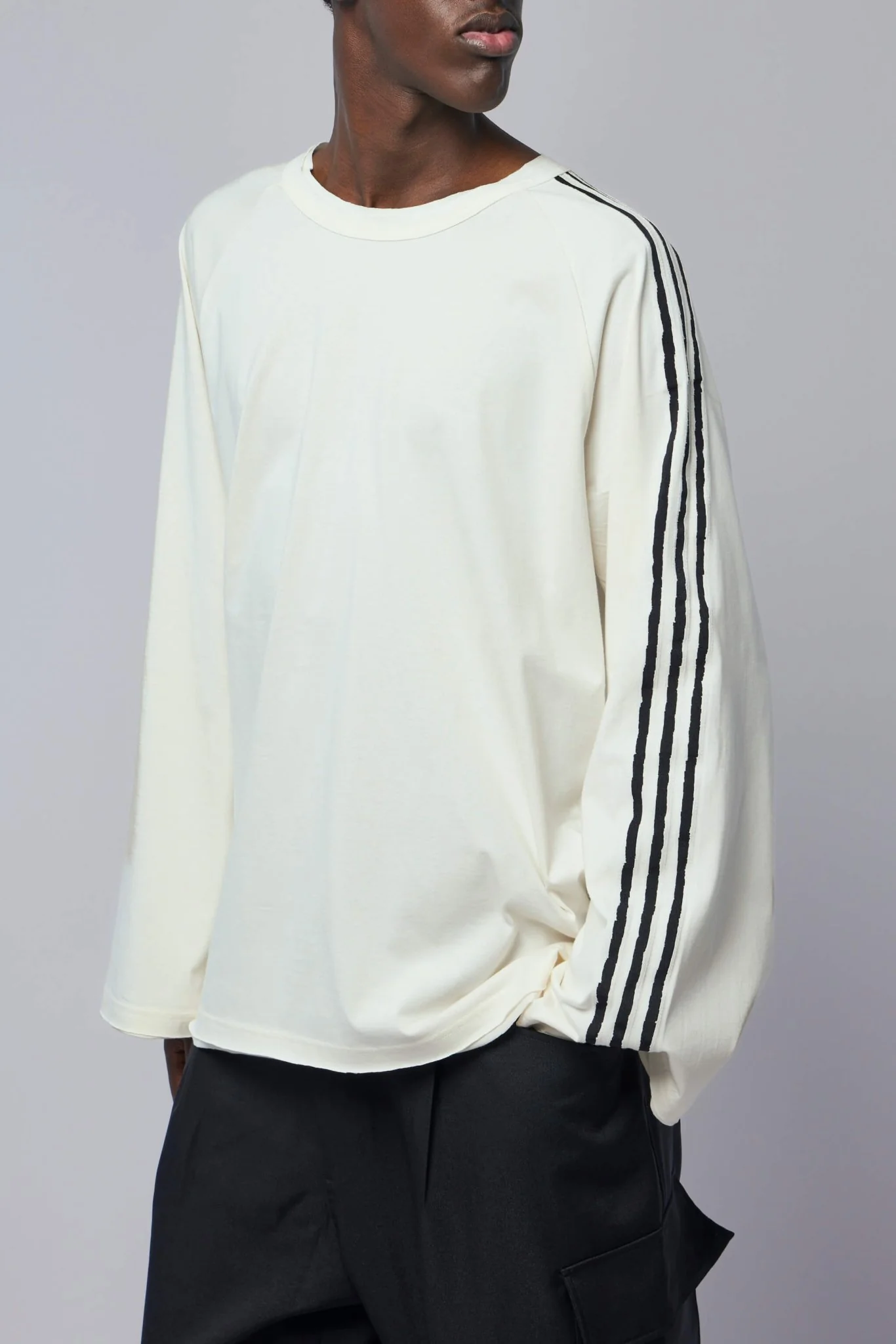 Distressed Long Sleeve T-shirt - Image 3