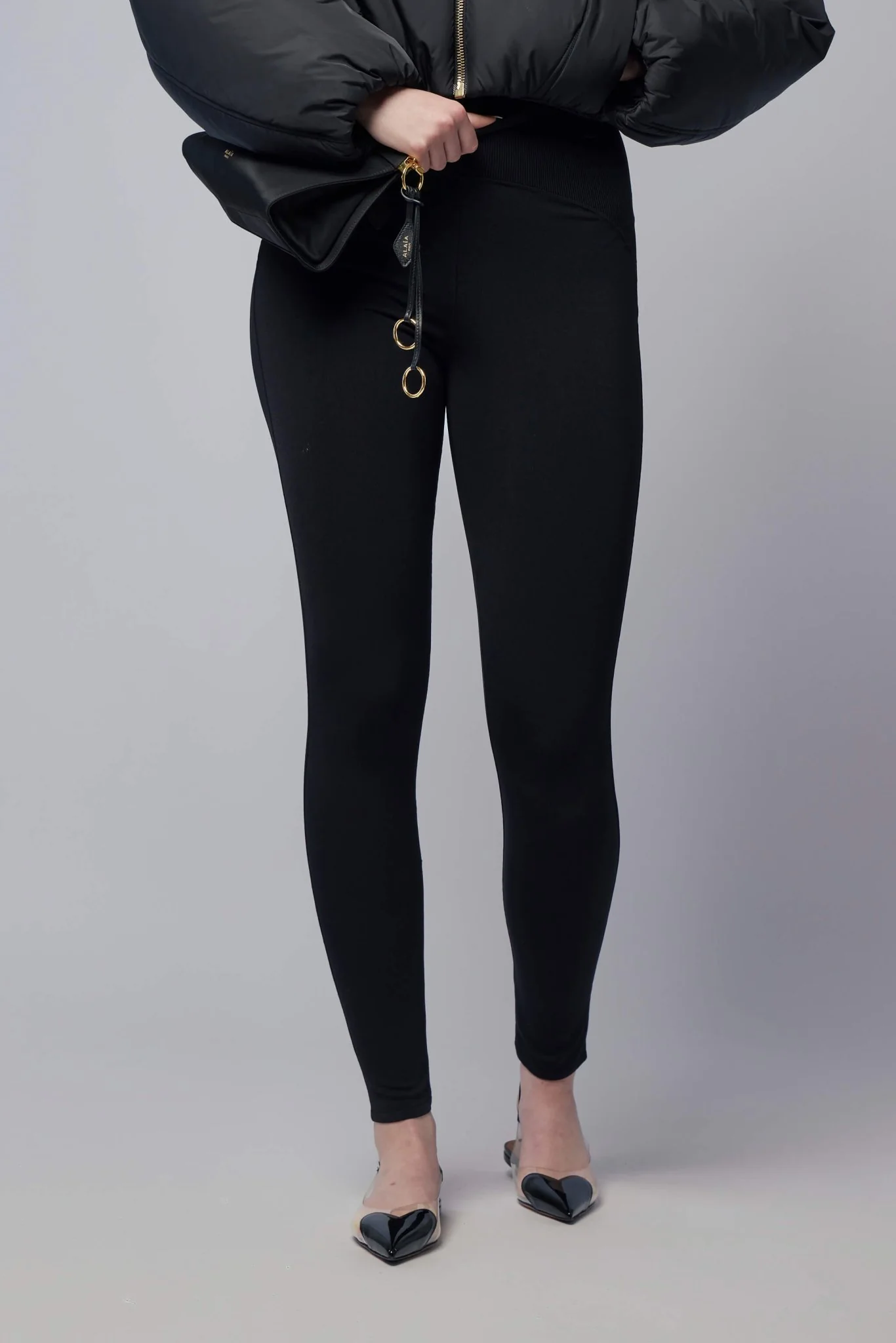 Rib Belt Loop Leggings