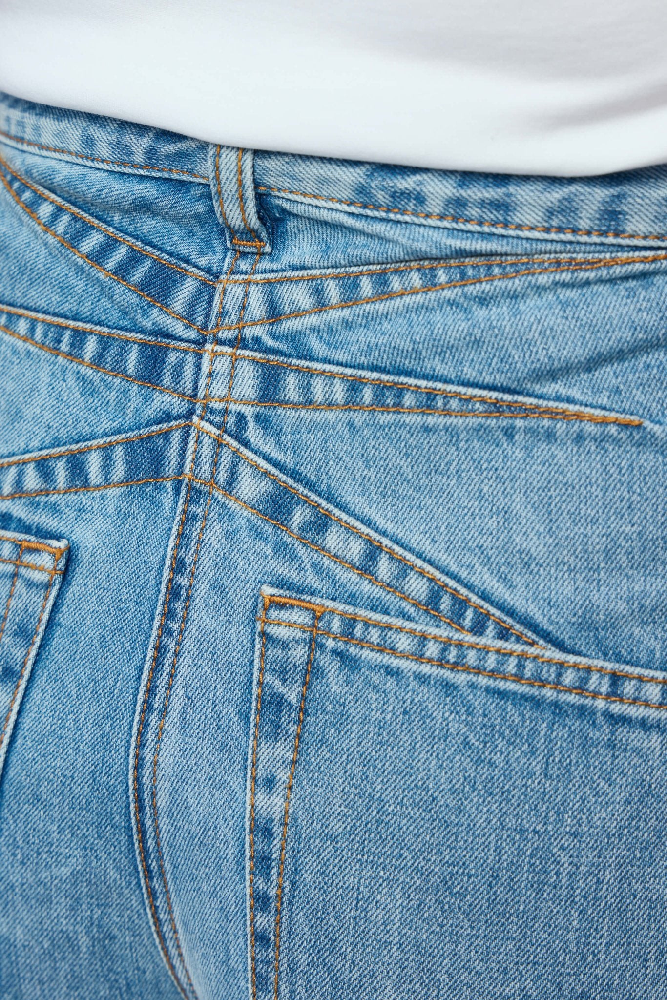 Round Denim Pants - Image 5
