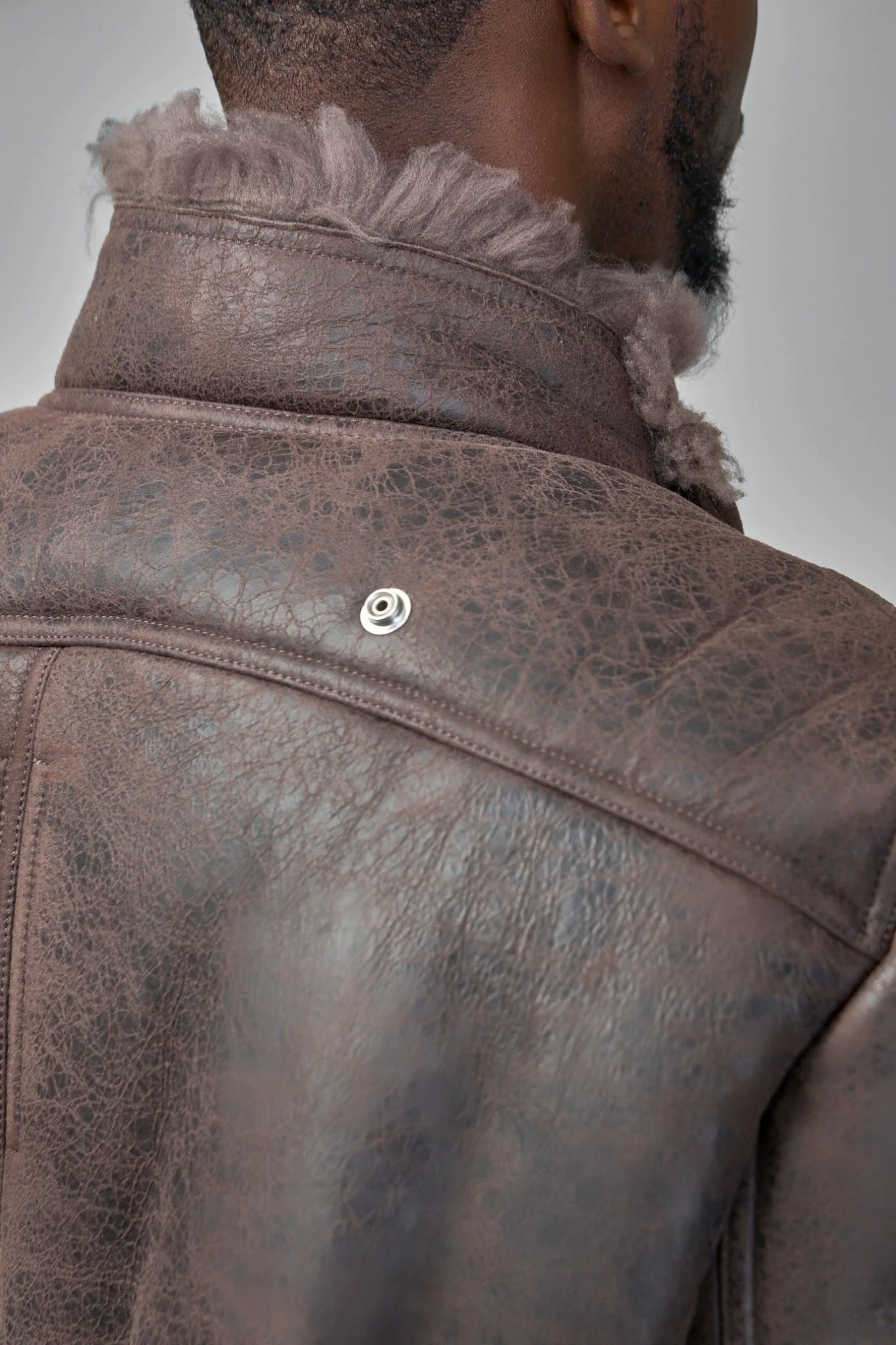 Hollywood Flight Leather Bomber Jacket - Image 4