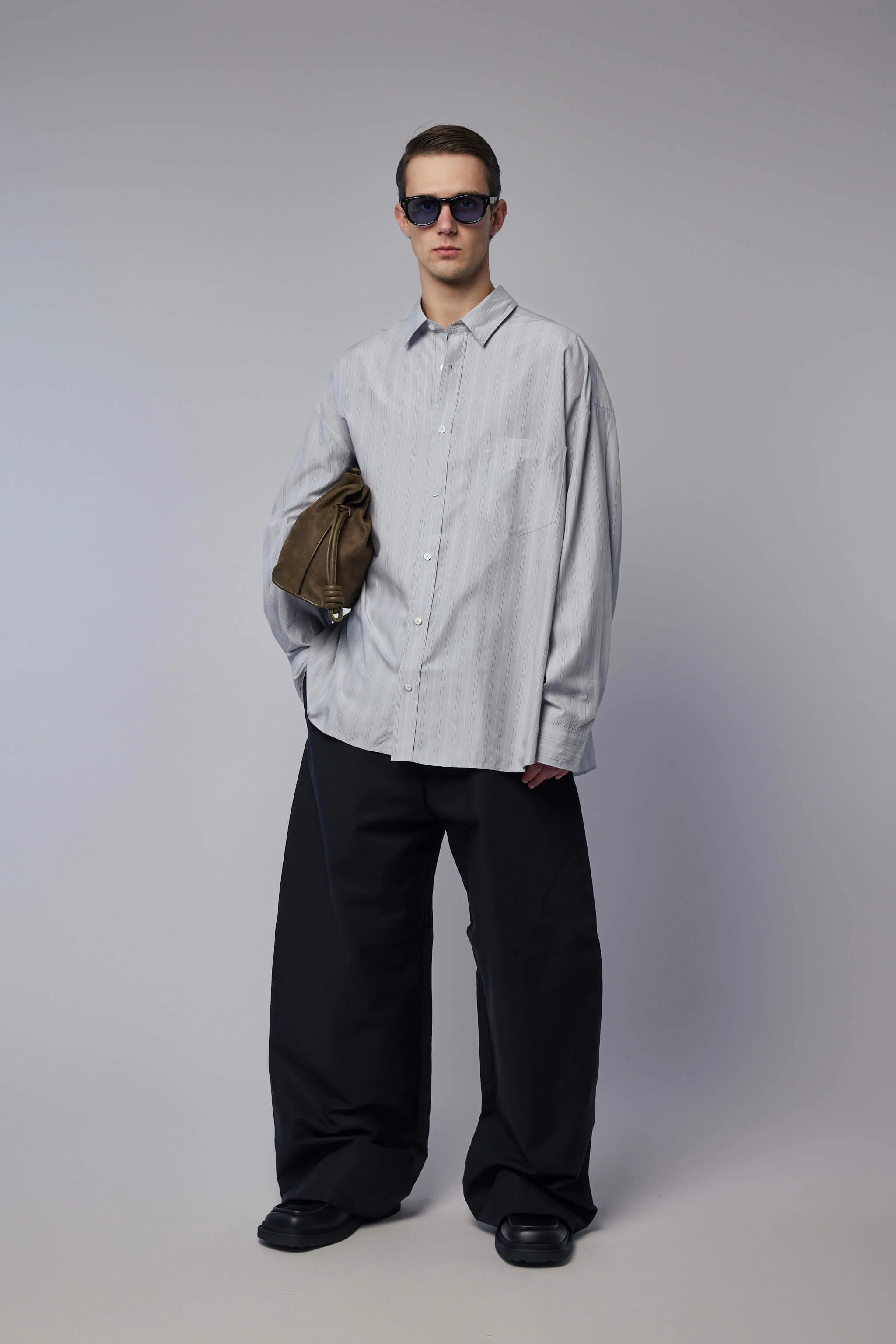 Striped Button-up Shirt - Image 7