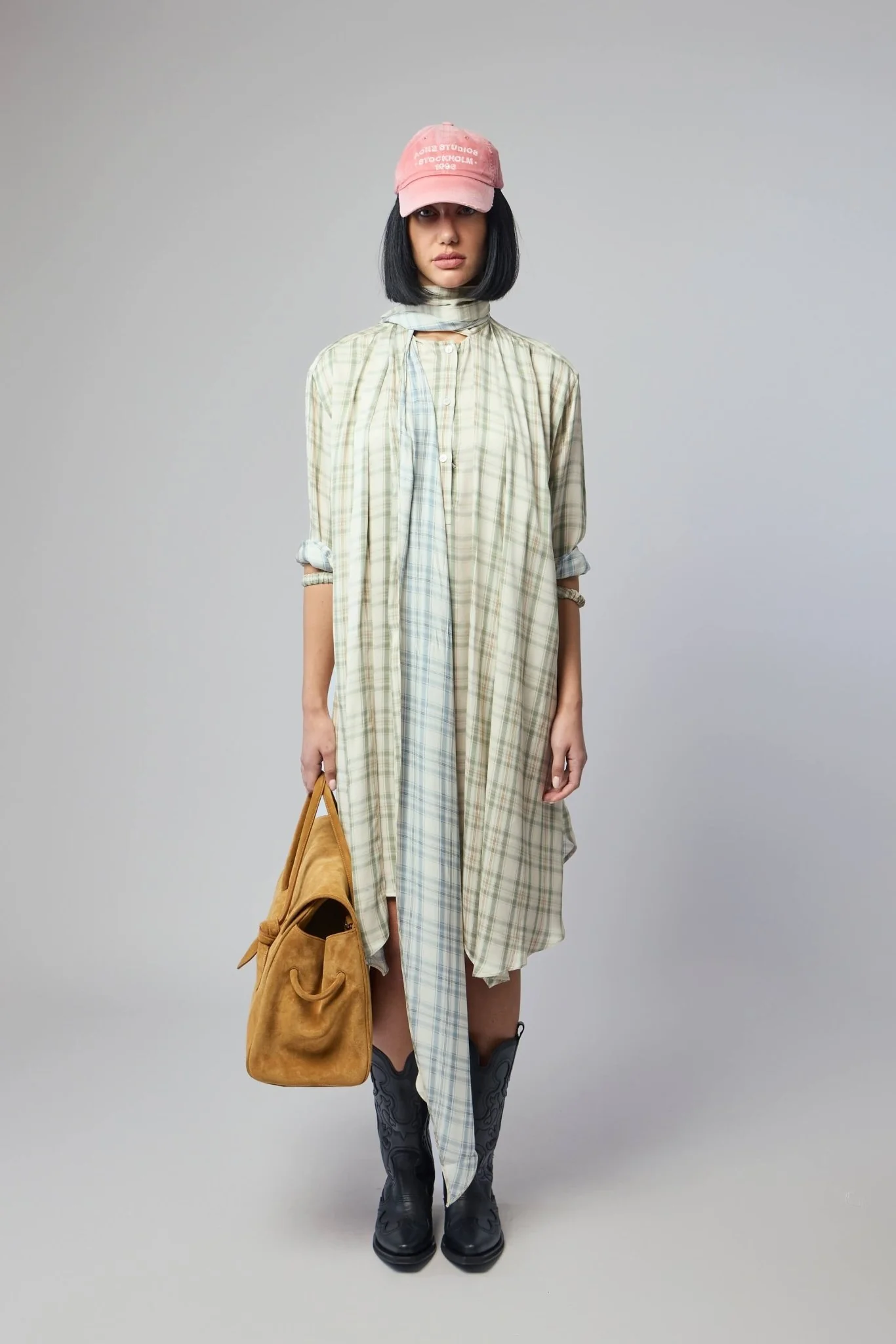 Check Tunic Dress