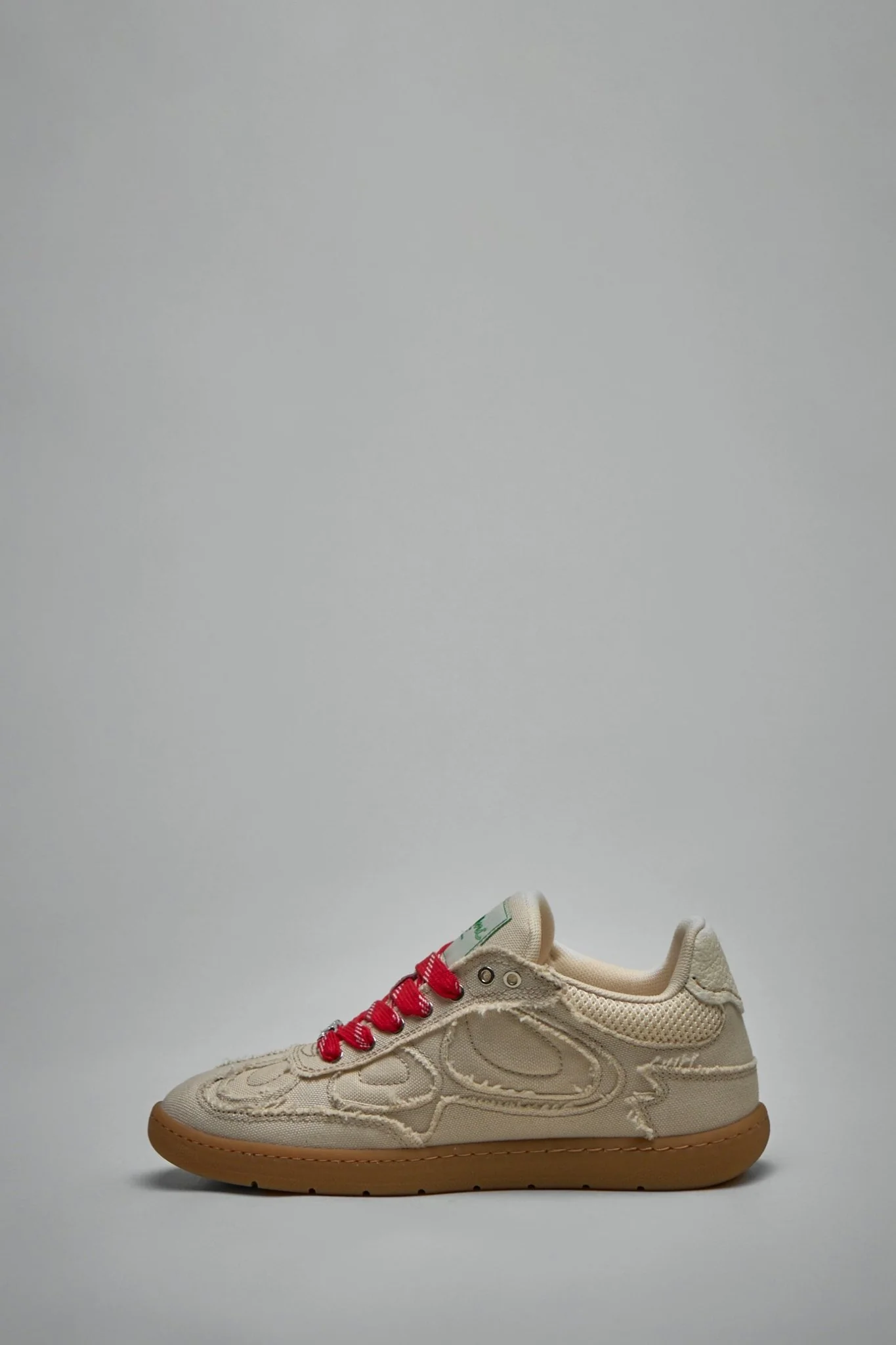 Canvas Raw Edge Sneakers - Image 3