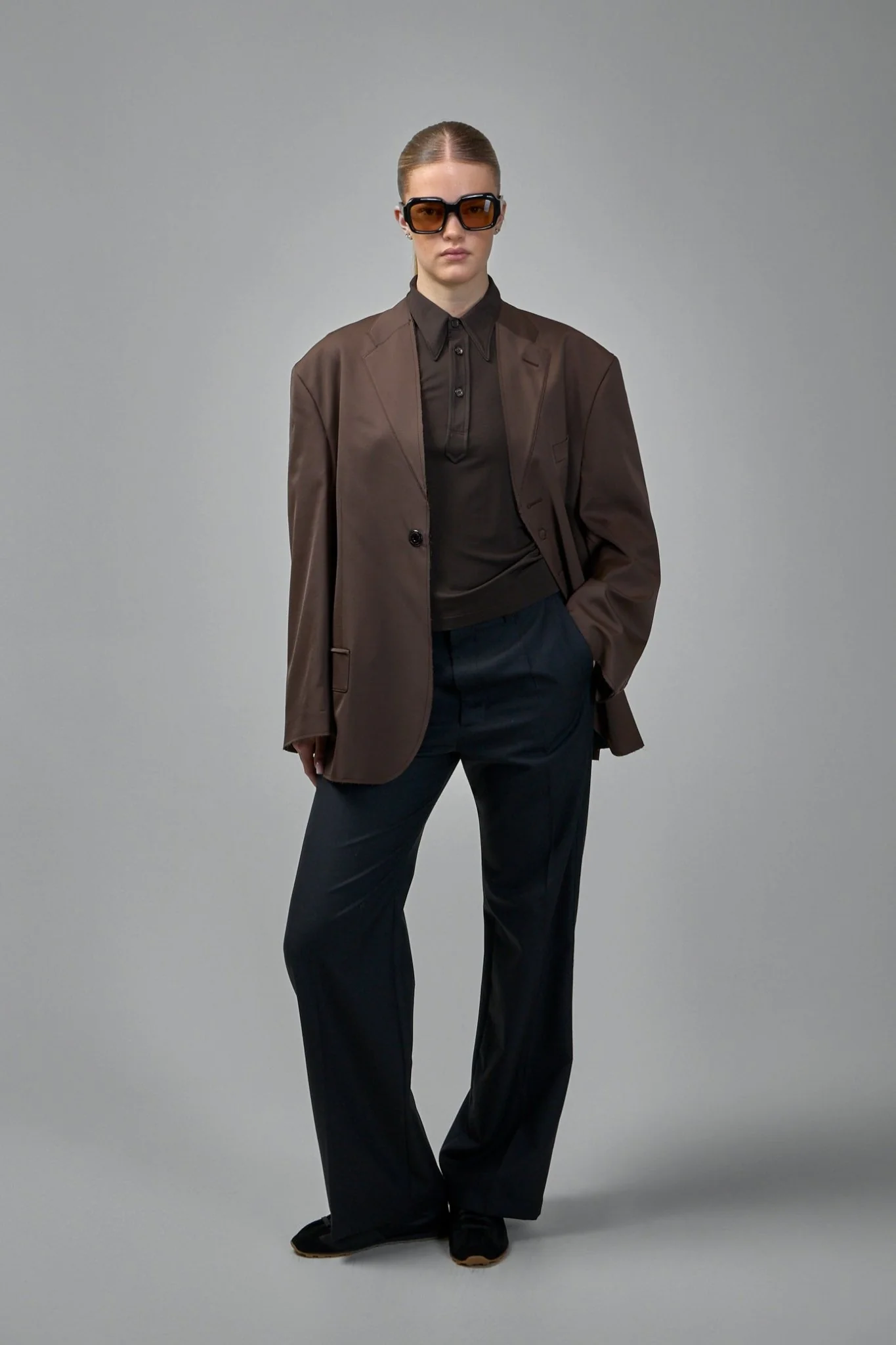 Single-breasted Jacket with Raw-cut Edges - Image 6