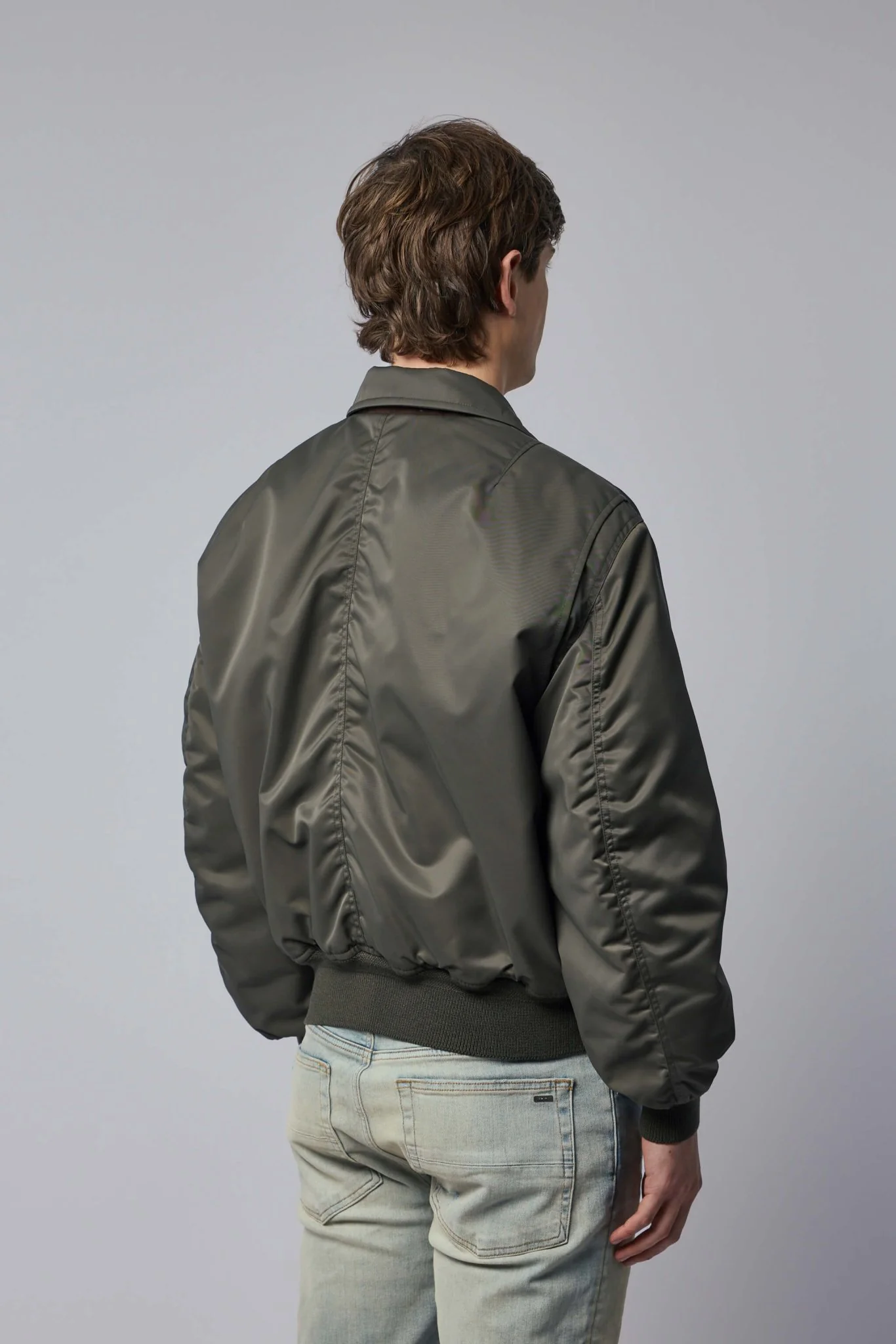 Satin Nylon Flight Bomber - Image 5