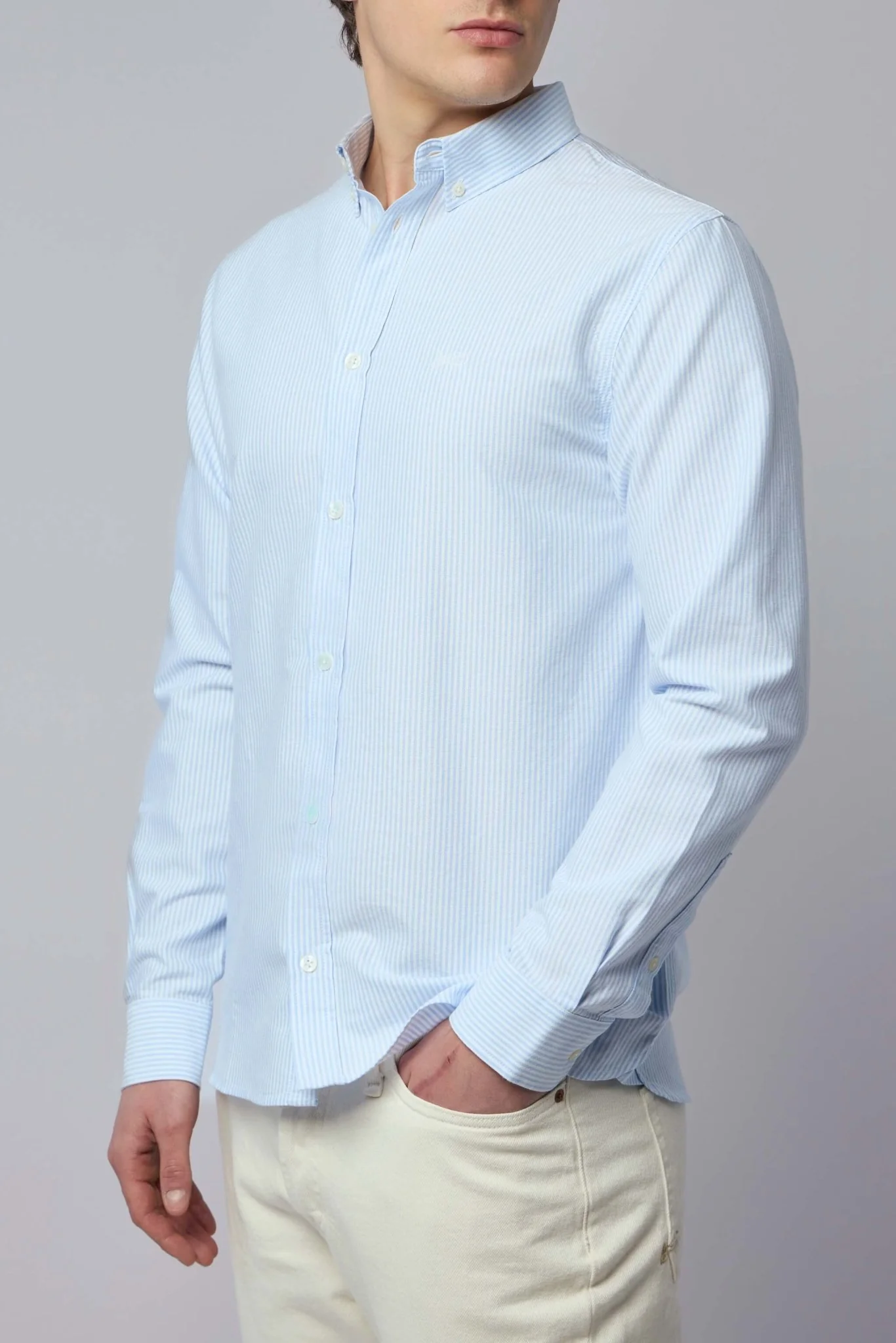 Scissor Button Down Cotton Shirt - Image 3