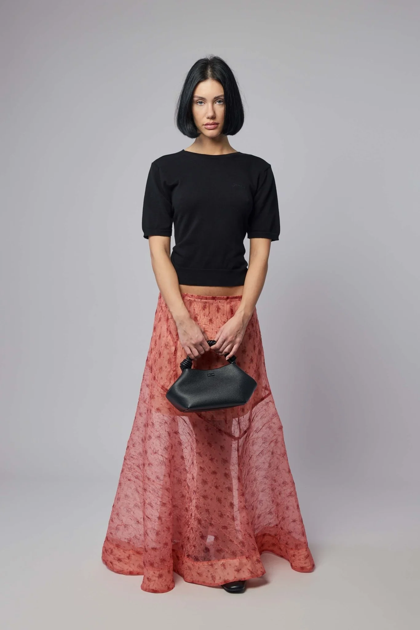 Shibori Organza Fluid Skirt - Image 6