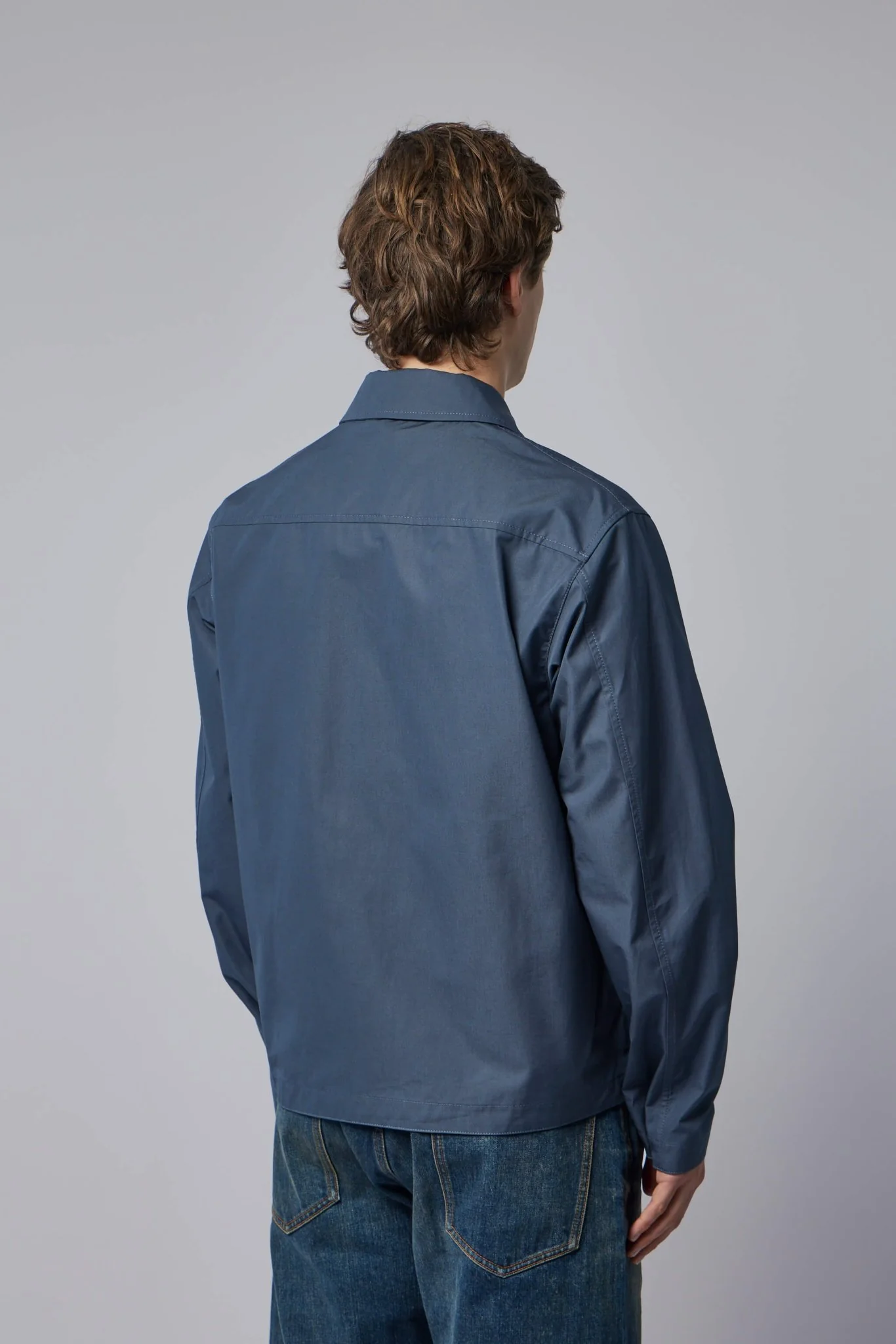 Windproof and Breathable Regular Fit Overshirt - Image 5