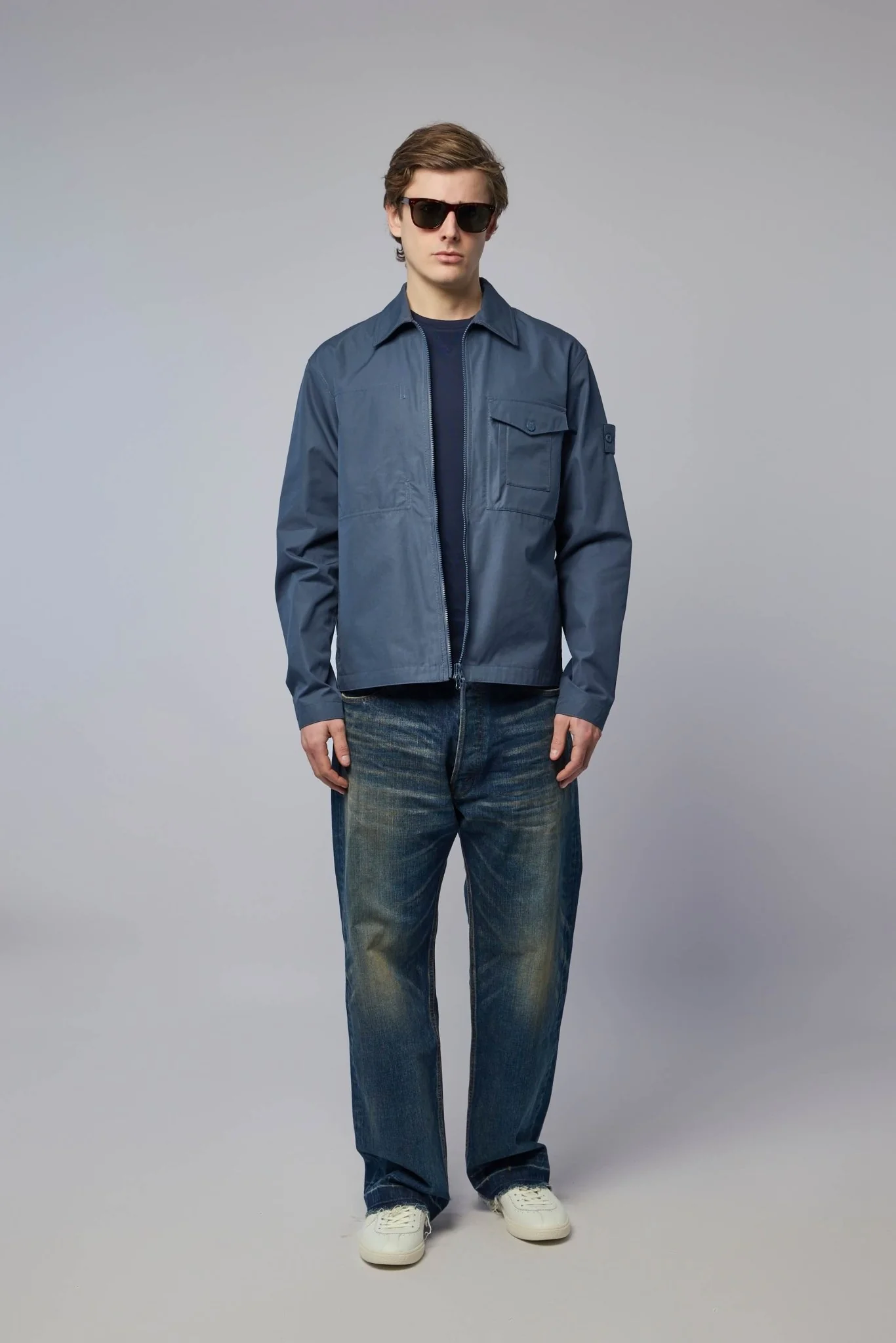 Windproof and Breathable Regular Fit Overshirt - Image 6