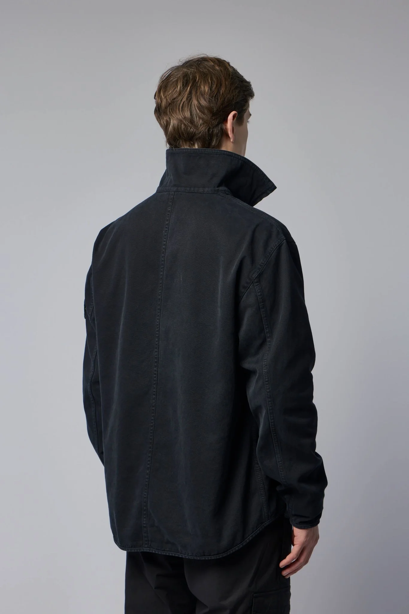 Comfort Fit Zip-up Overshirt - Image 6