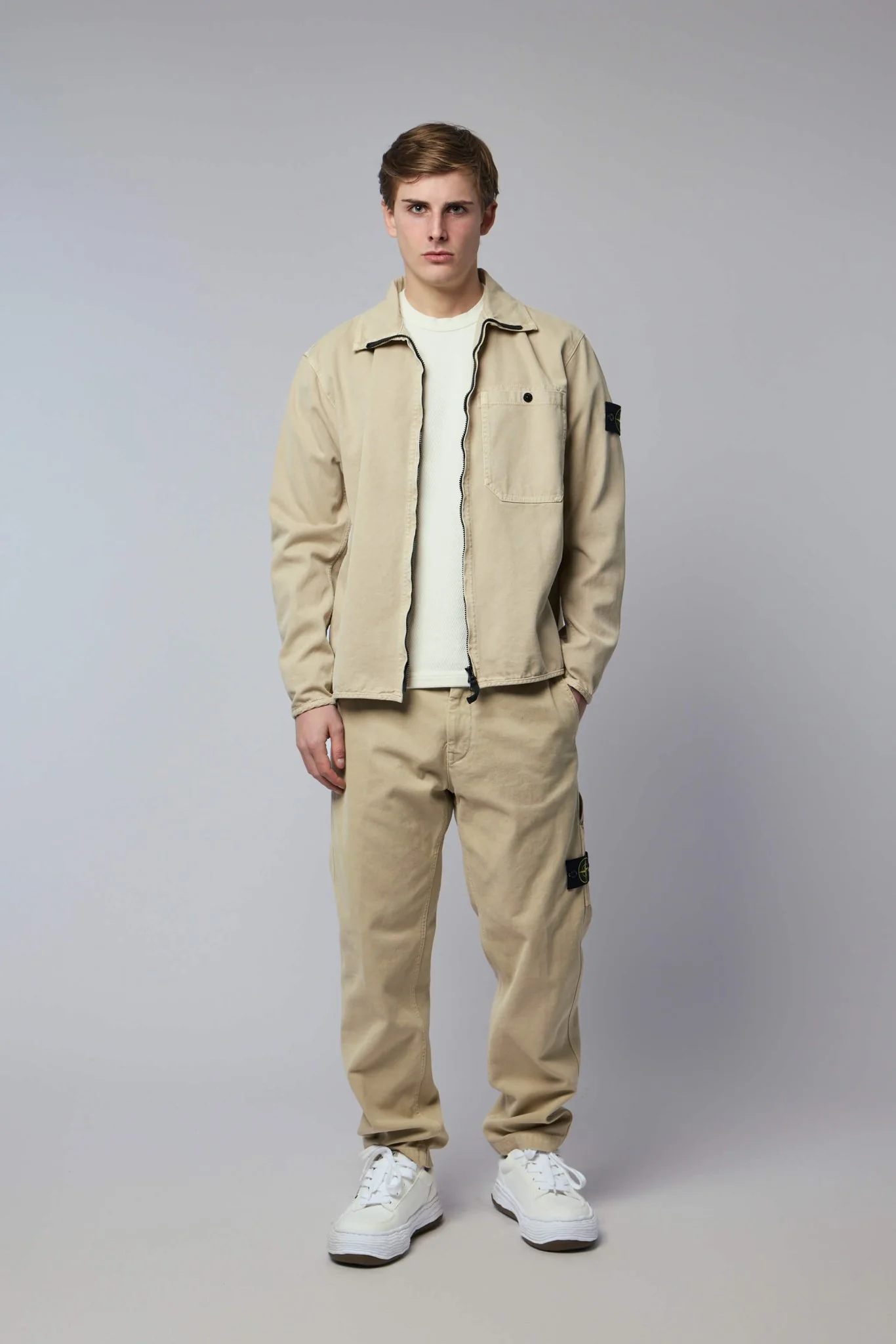Comfort Fit Zip-up Overshirt - Image 6