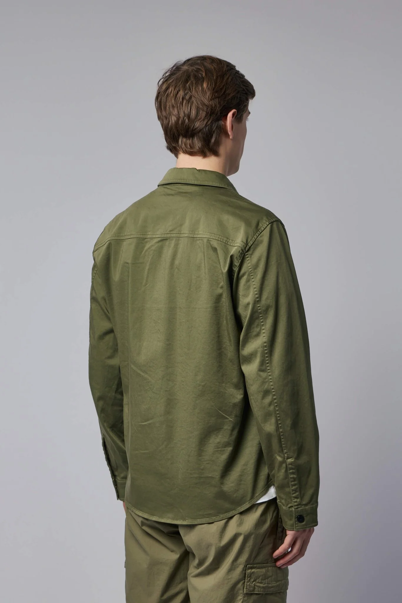 Regular-fit Overshirt with Concealed Zipper - Image 5