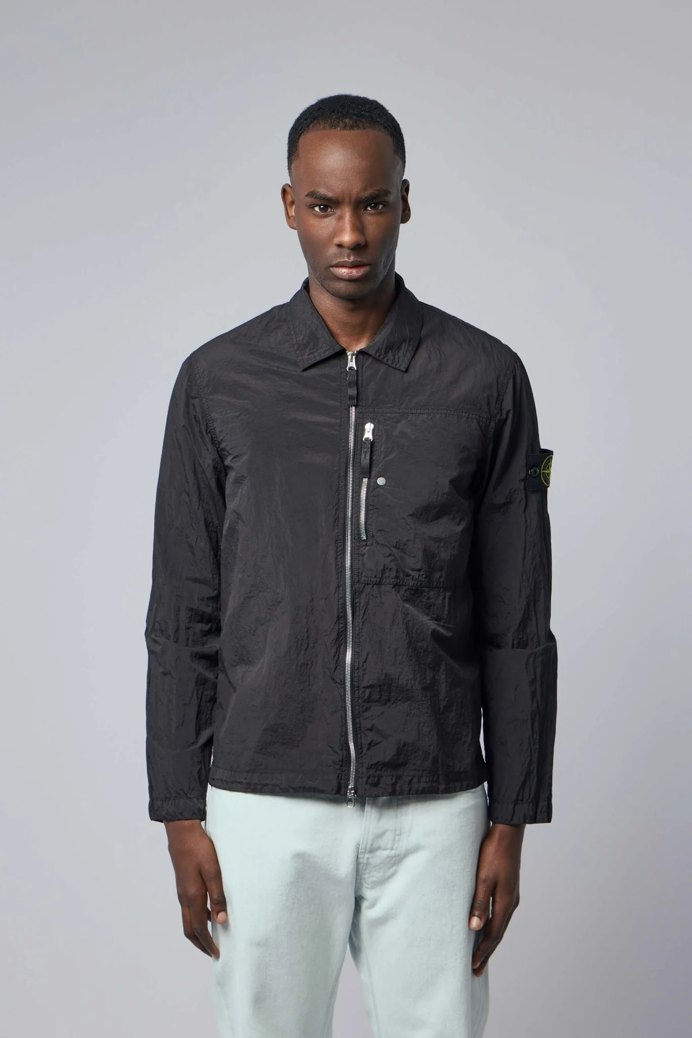 Regular Fit Overshirt with Zip Pocket - Image 2