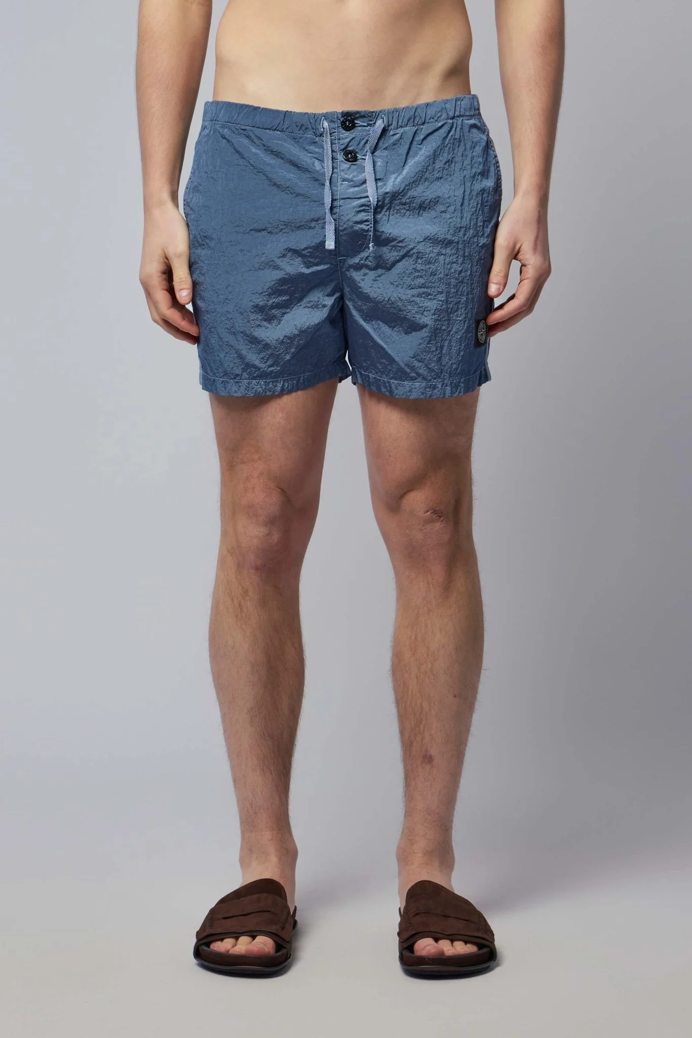 Slim Fit Swim Shorts with Pockets - Image 2