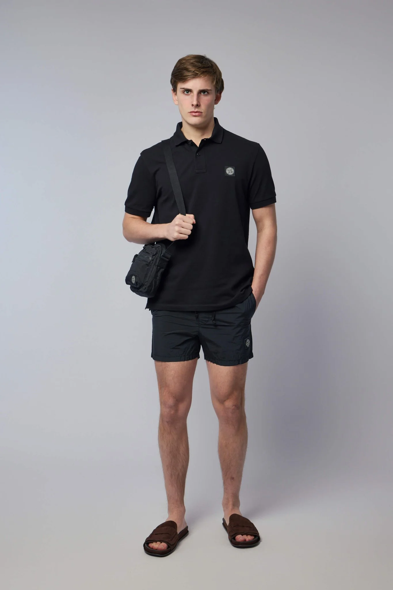 Slim Fit Swim Shorts with Pockets - Image 6