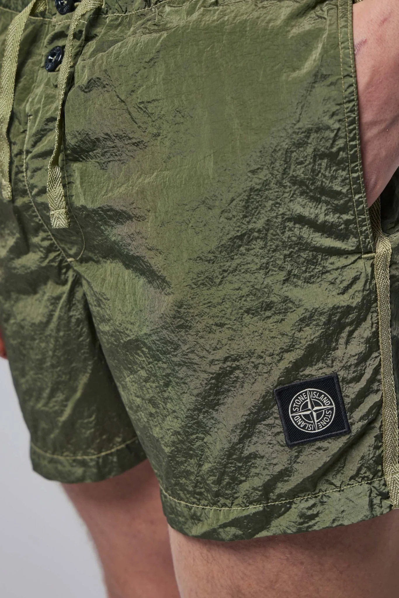 Slim Fit Swim Shorts with Pockets - Image 4