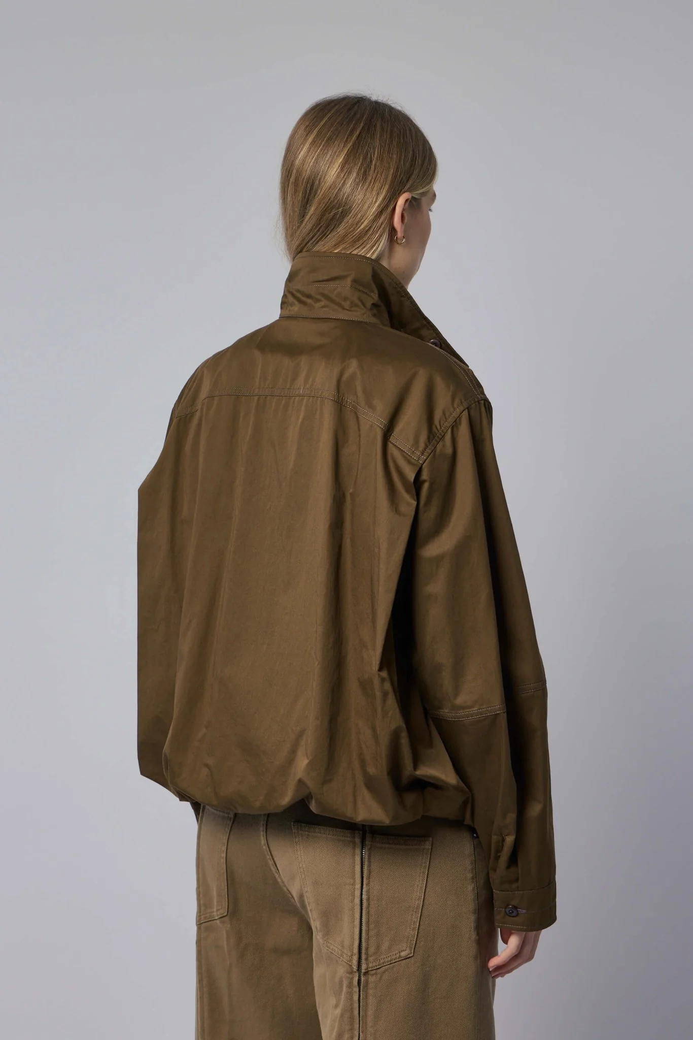 Soft Pleated Blouson - Image 5