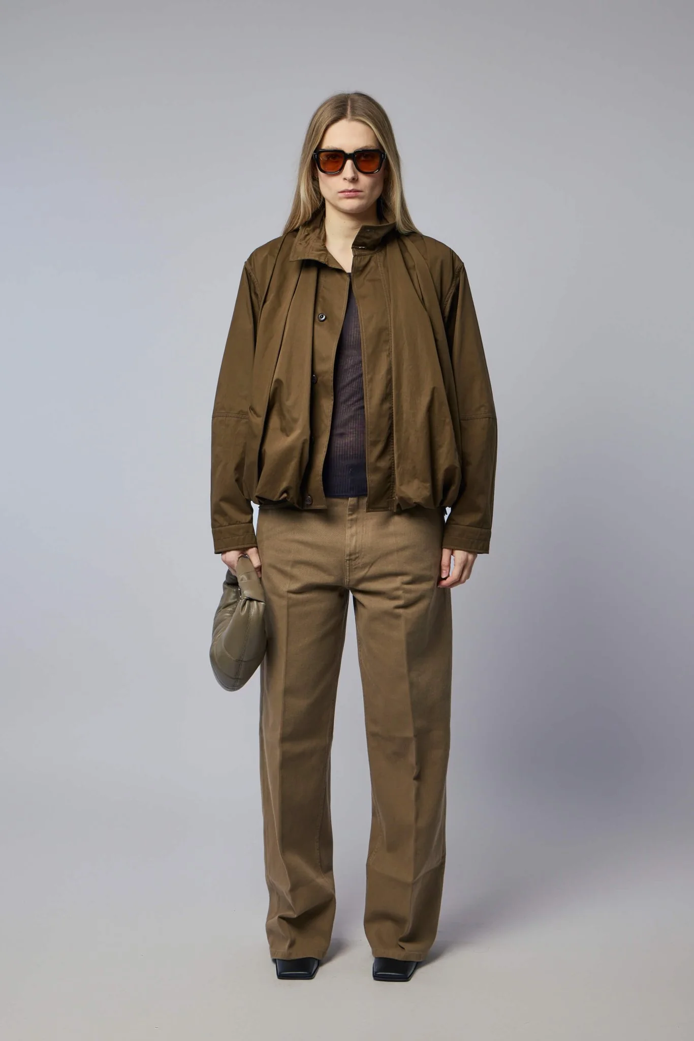Soft Pleated Blouson - Image 7