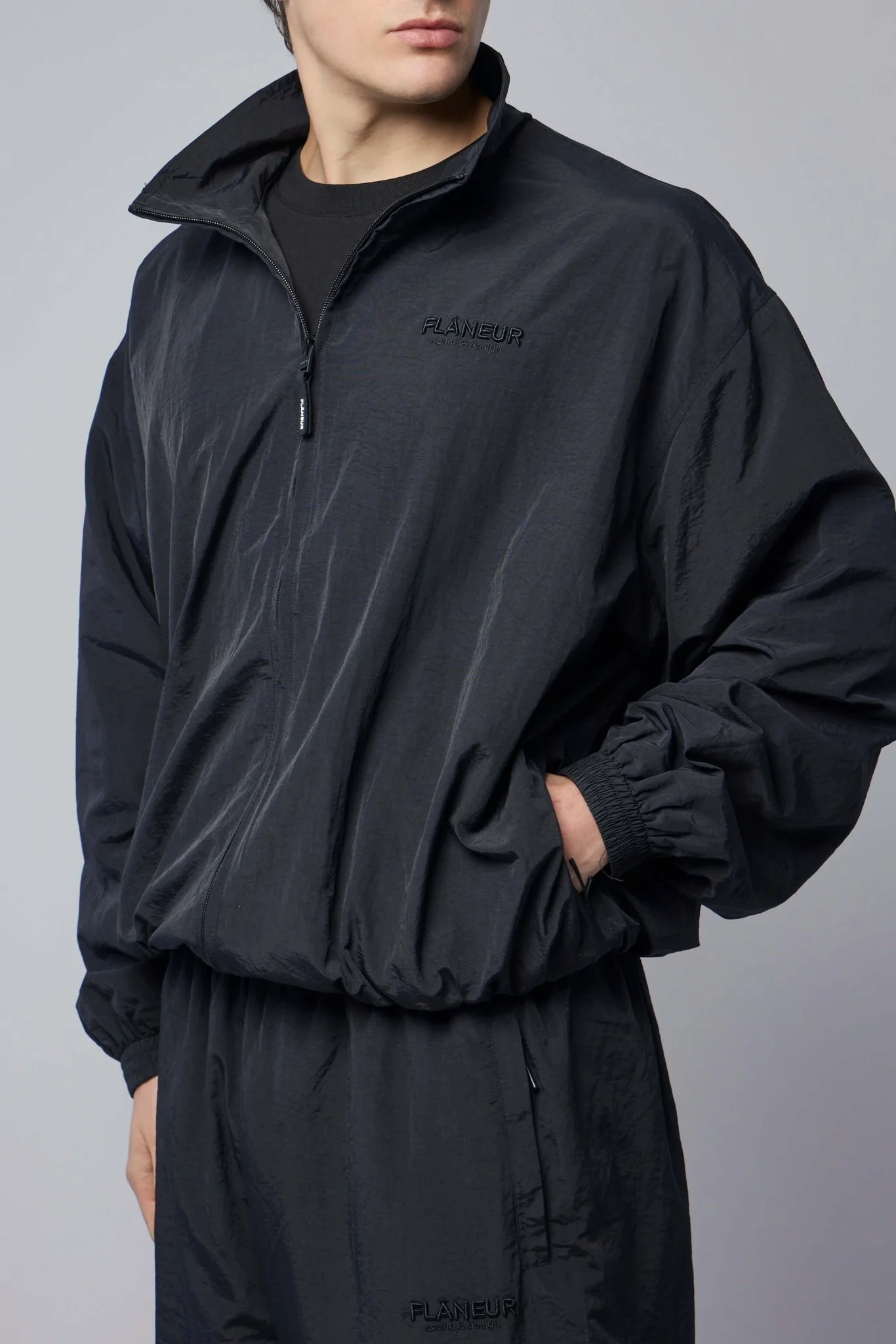Sound Design Oversized Track Jacket - Image 3
