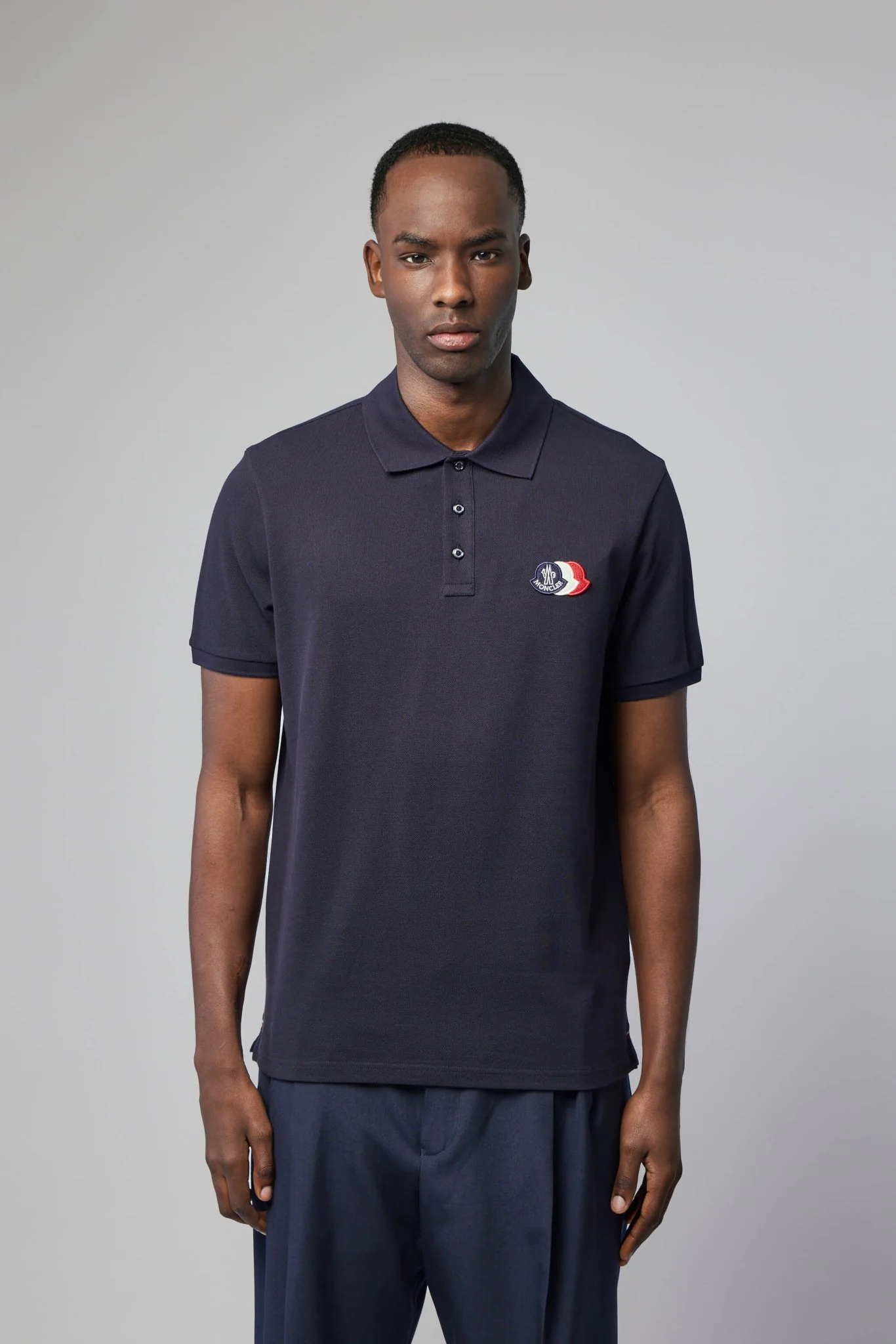 Logo Patch Cotton Piquet Polo Shirt - Image 2