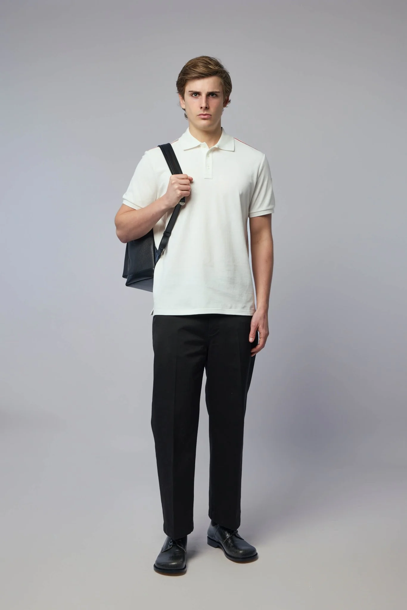 Tricolor-trimmed Cotton Piquet Polo Shirt - Image 6