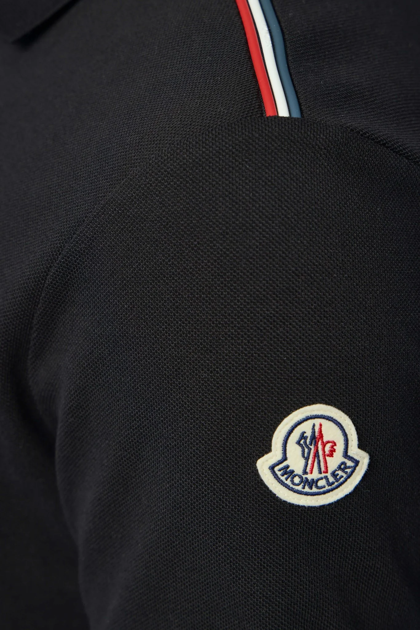 Tricolor-trimmed Cotton Piquet Polo Shirt - Image 4
