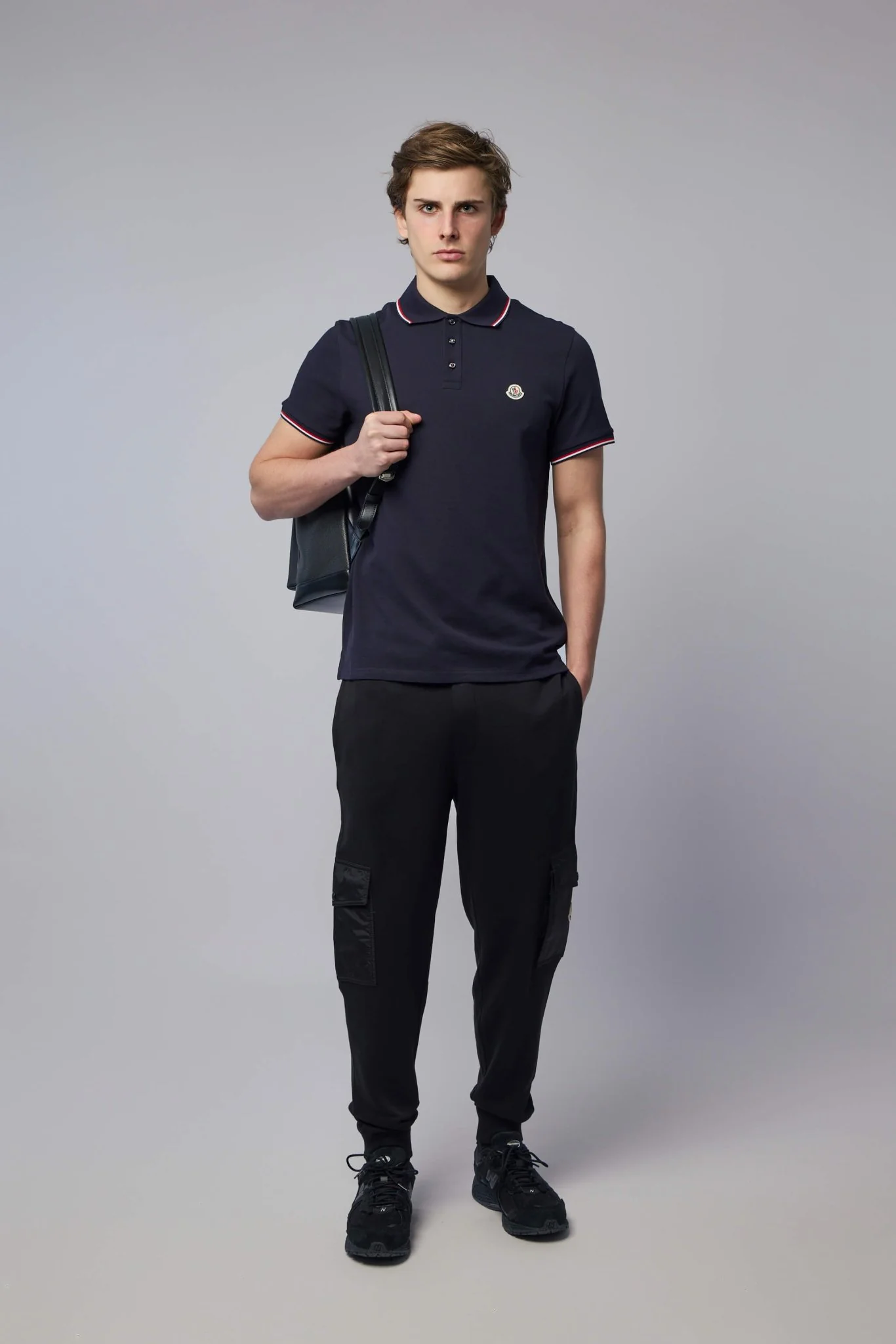 Tricolor-trimmed Cotton Piquet Polo Shirt - Image 6