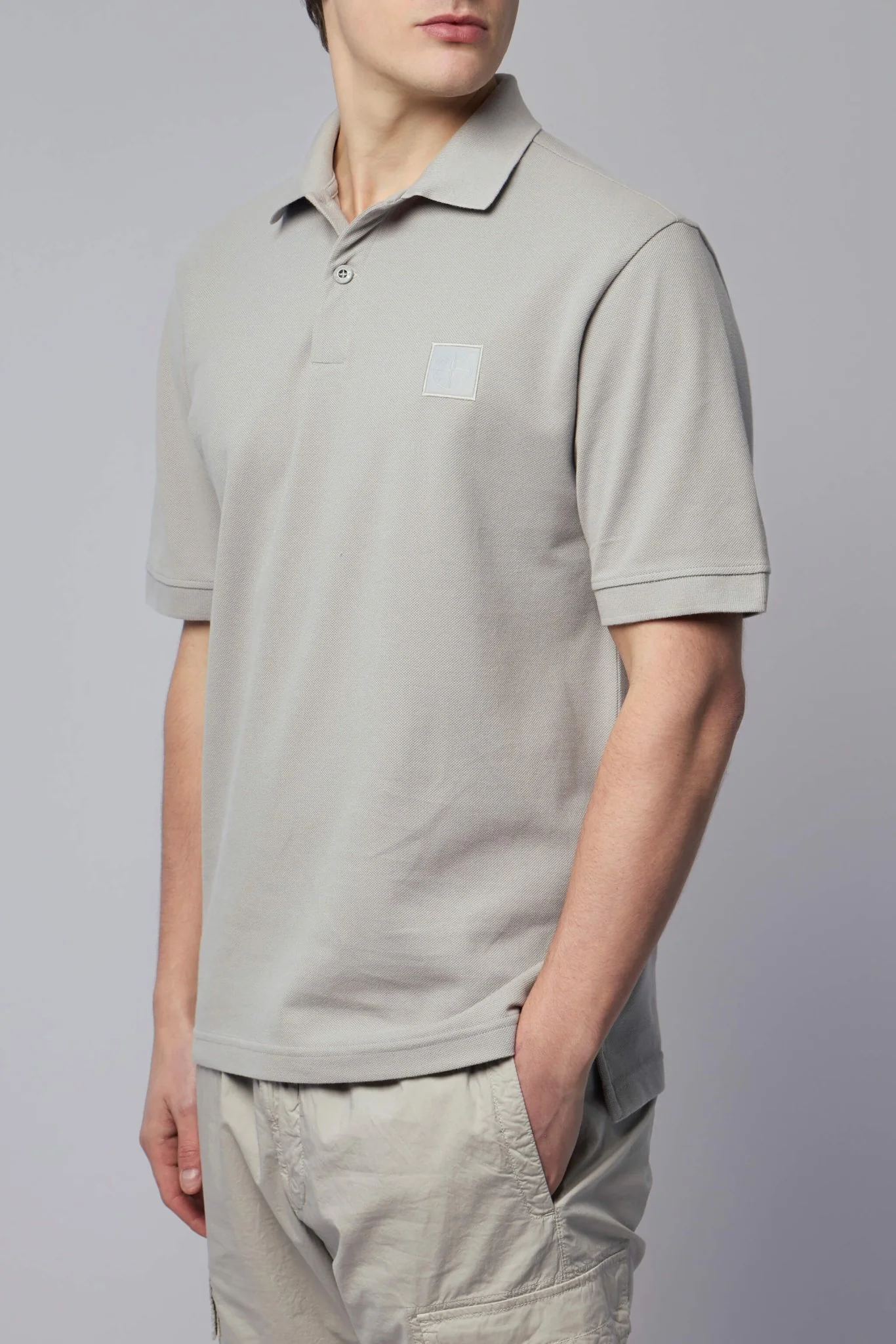 Organic Cotton Piqué S.i. Ghost - Image 3