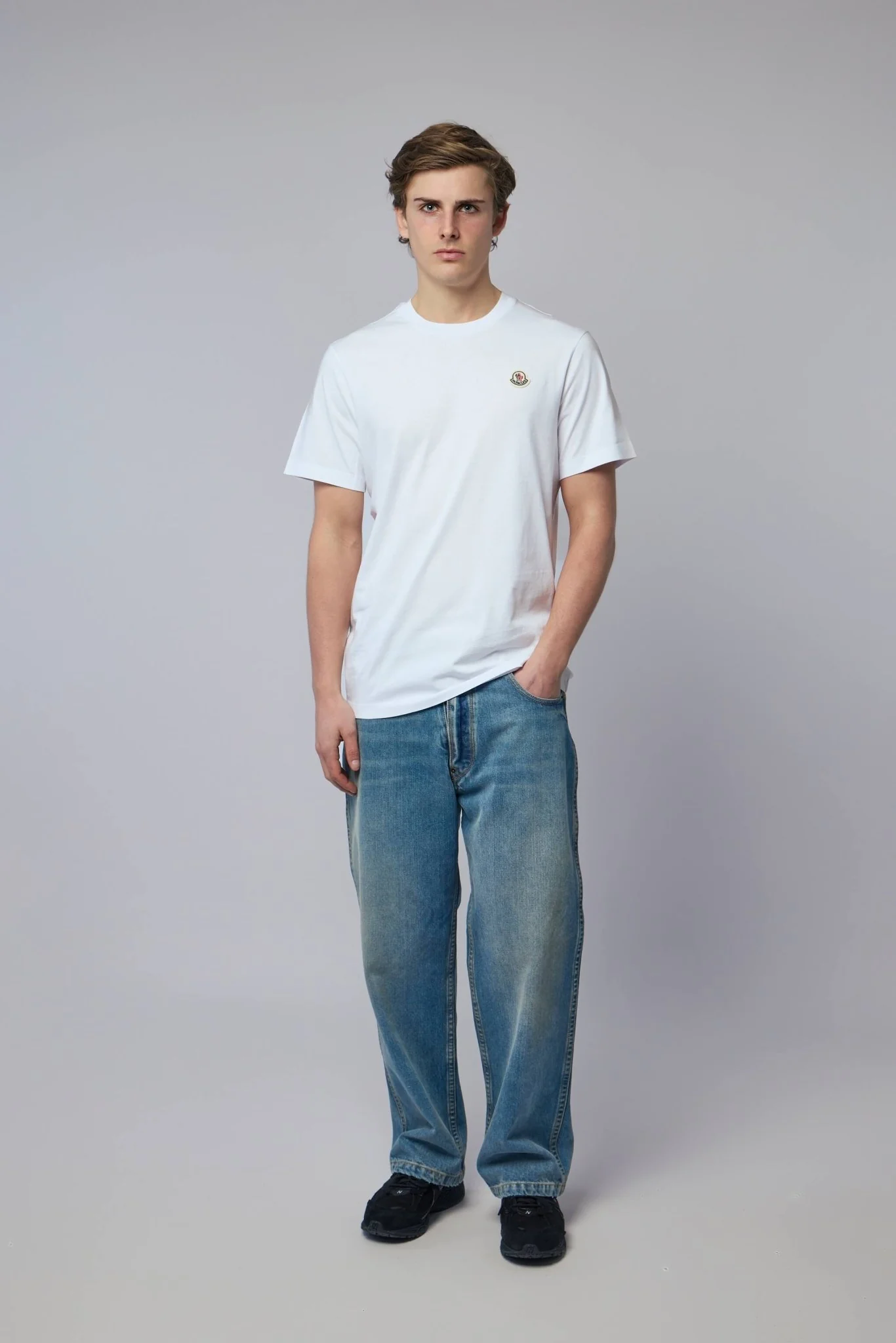 Logo Patch Cotton T-shirt - Image 7
