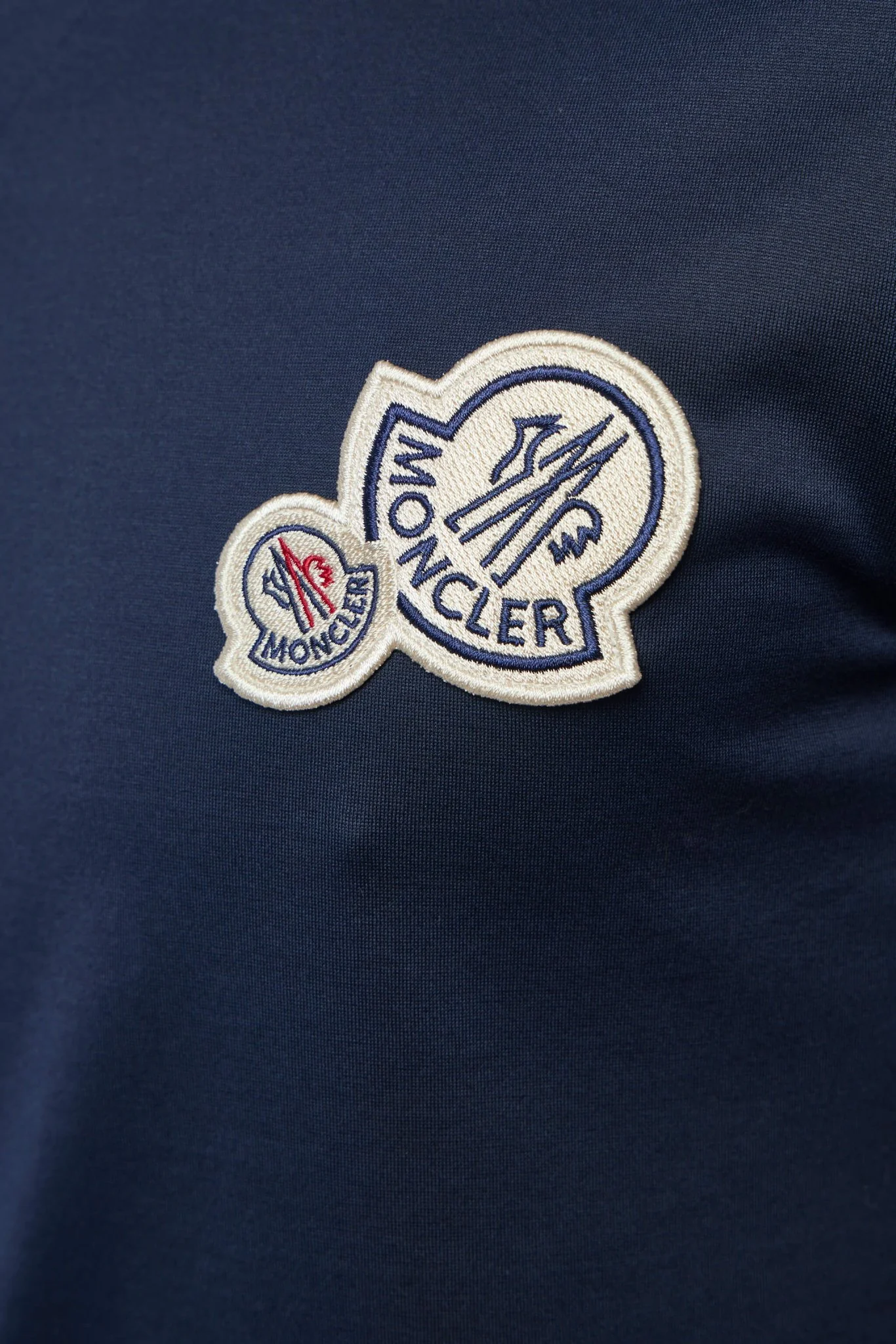 Double Logo Patch Cotton T-shirt - Image 4